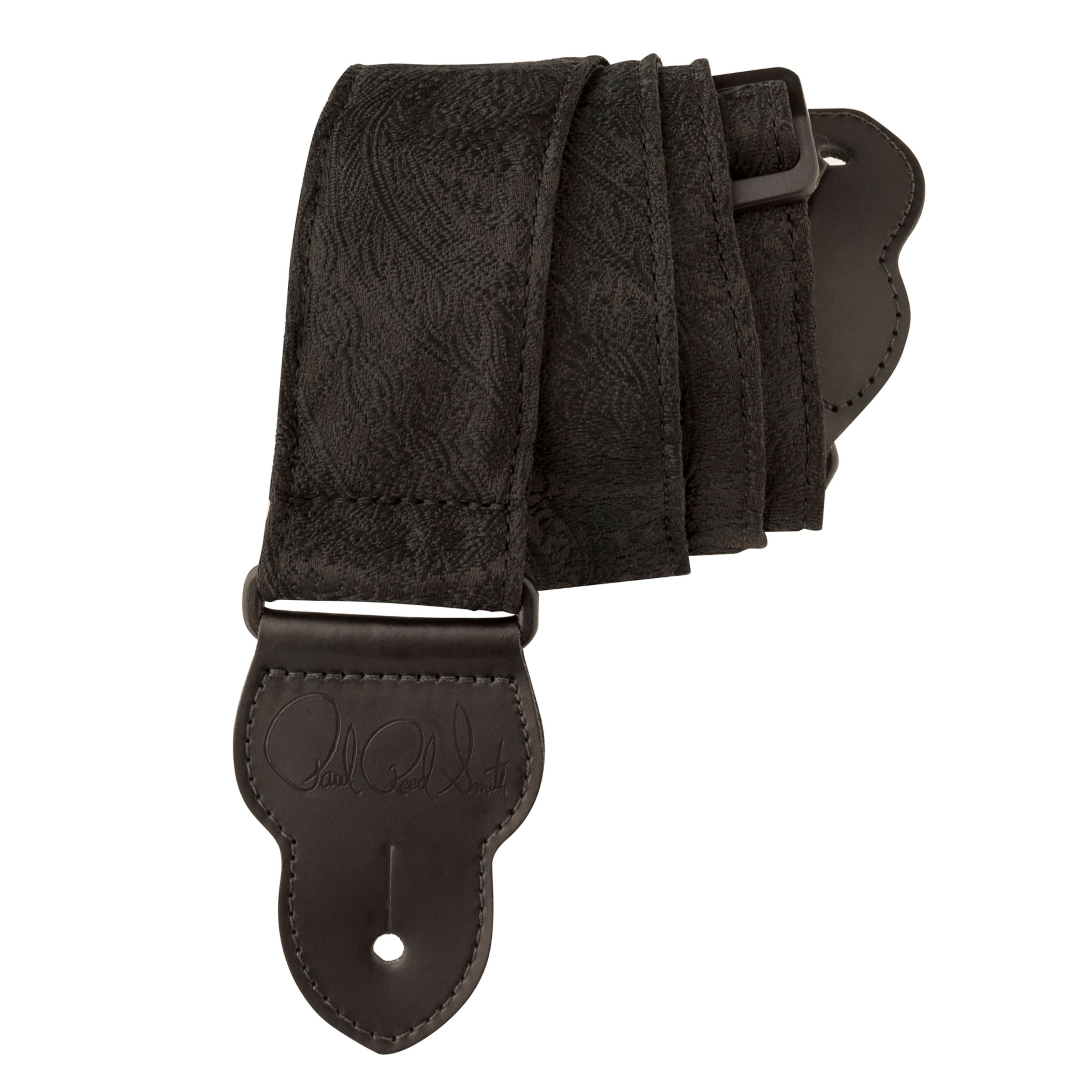 PRS Gitarrengurt, Paisley Nylon Strap Black - Gitarrengurt