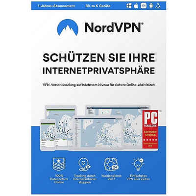 NordVPN Sicherheitsgruppe »Nord VPN - Software - MacOS/Windows/Android/iOS«