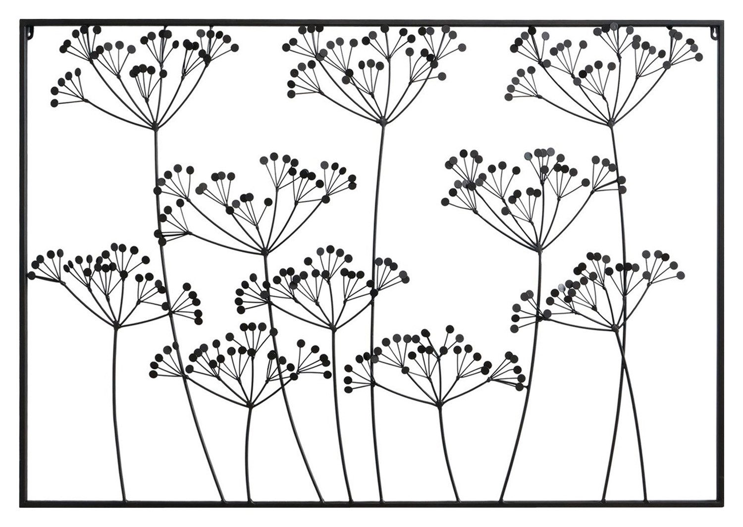 BOLTZE GRUPPE GmbH Wanddekoobjekt LONTANA, 110 x 75 cm, Schwarz, Eisen (1 S günstig online kaufen