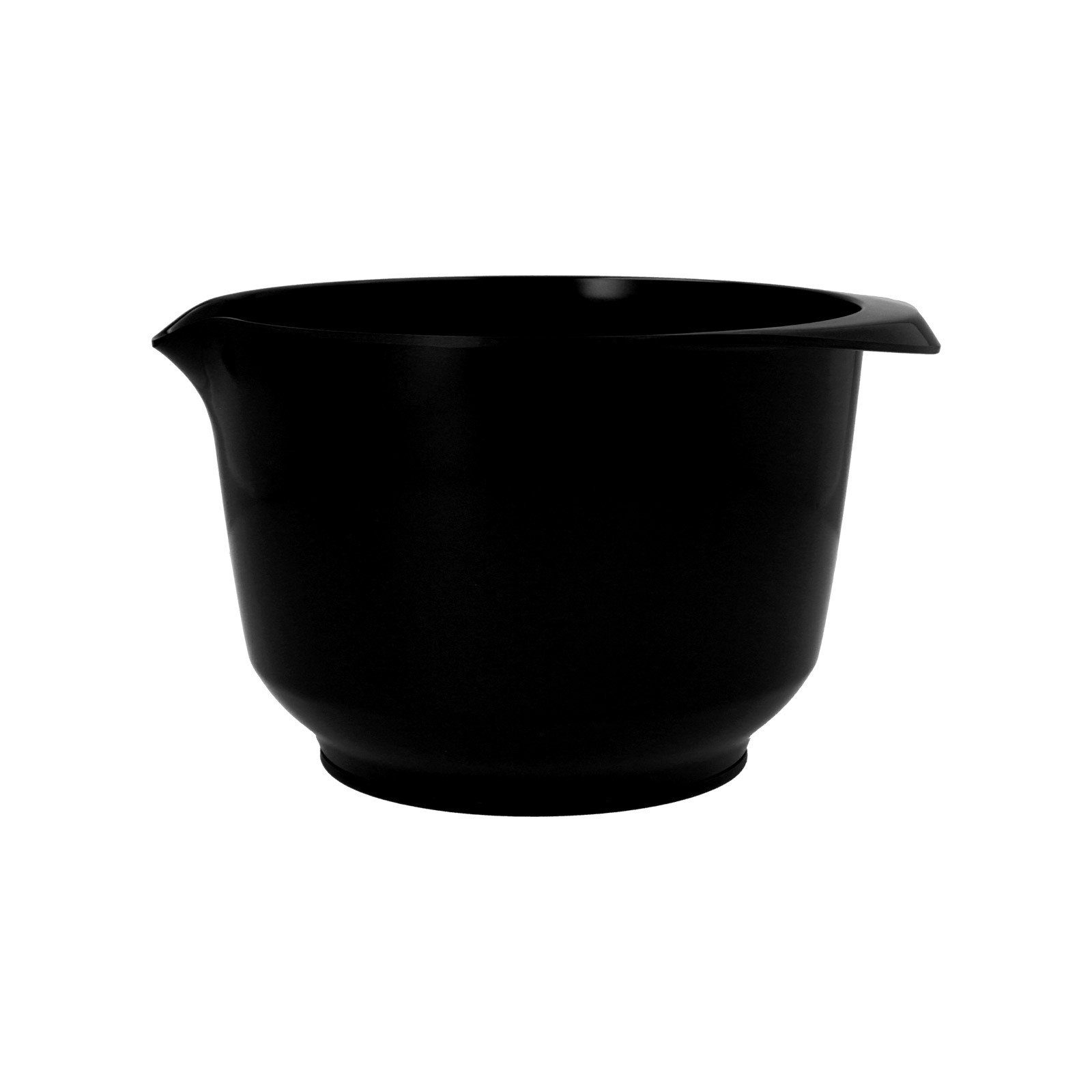 Birkmann Rührschüssel Colour Bowls Rühr- l, Set, schwarz 2-tlg) Melamin, Servierschüssel + und 1,5 (2er 3