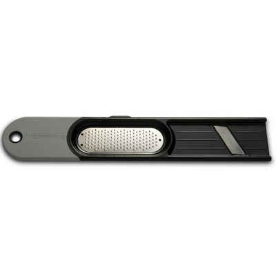 Microplane Ingwerreibe 3-in-1 Schwarz, Edelstahl, Kunststoff