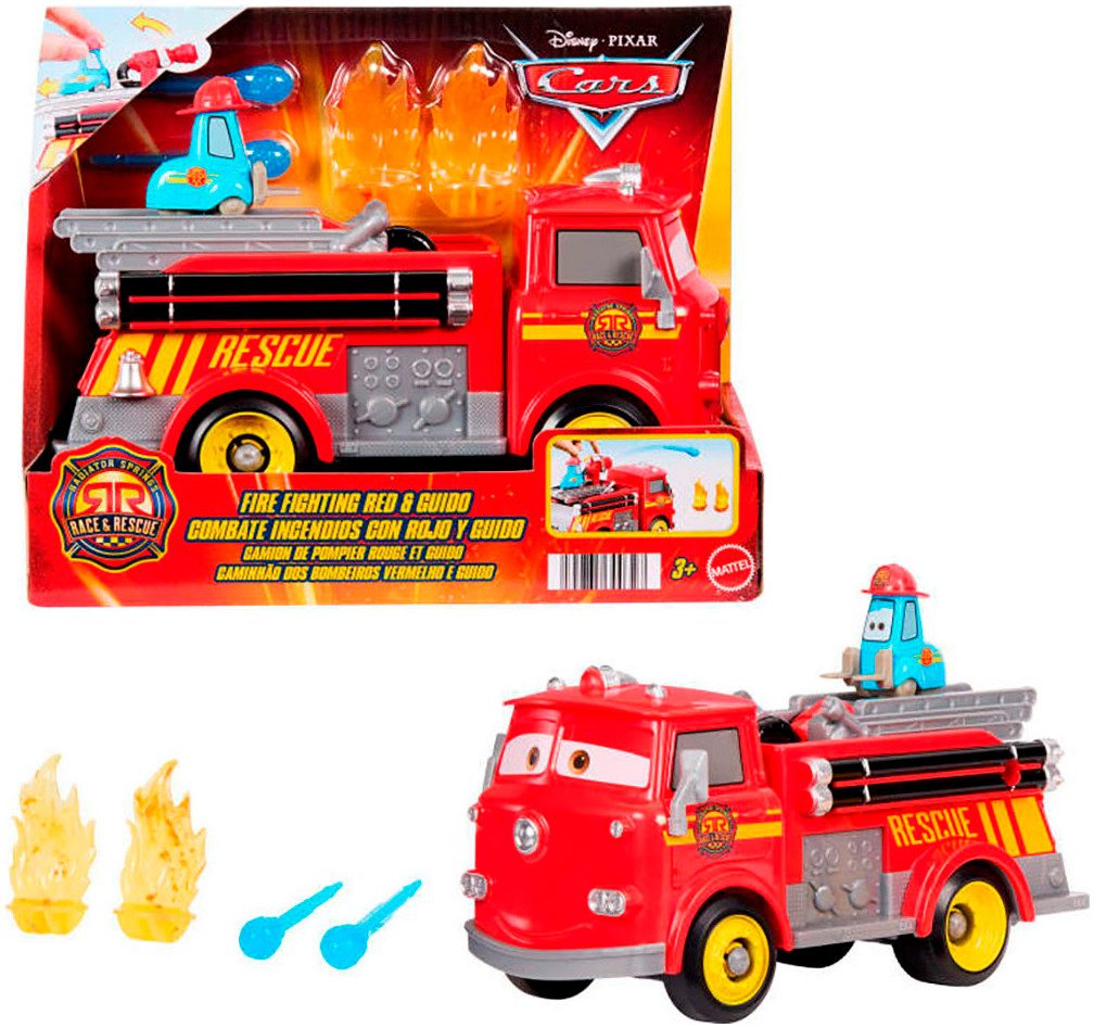 Mattel® Spielzeug-Auto Disney Pixar Cars Feuerwehrauto Red & Guido günstig online kaufen