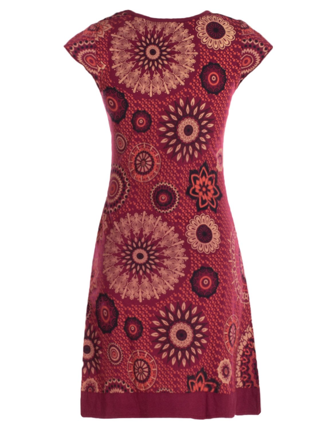 Vishes Tunikakleid Kurzarm Damen Sommer-Kleid Longshirt-Kleid Mini-Kleid Tu günstig online kaufen