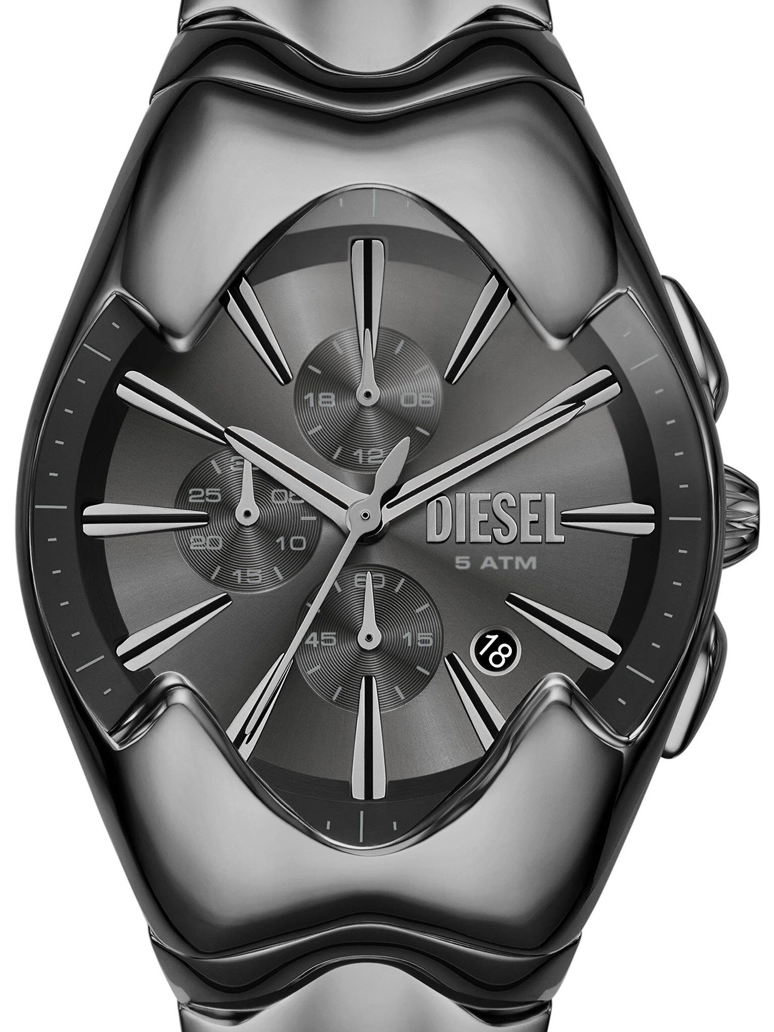 Diesel Quarzuhr Diesel Herrenuhr DIESEL-DZ4682 Schwarz