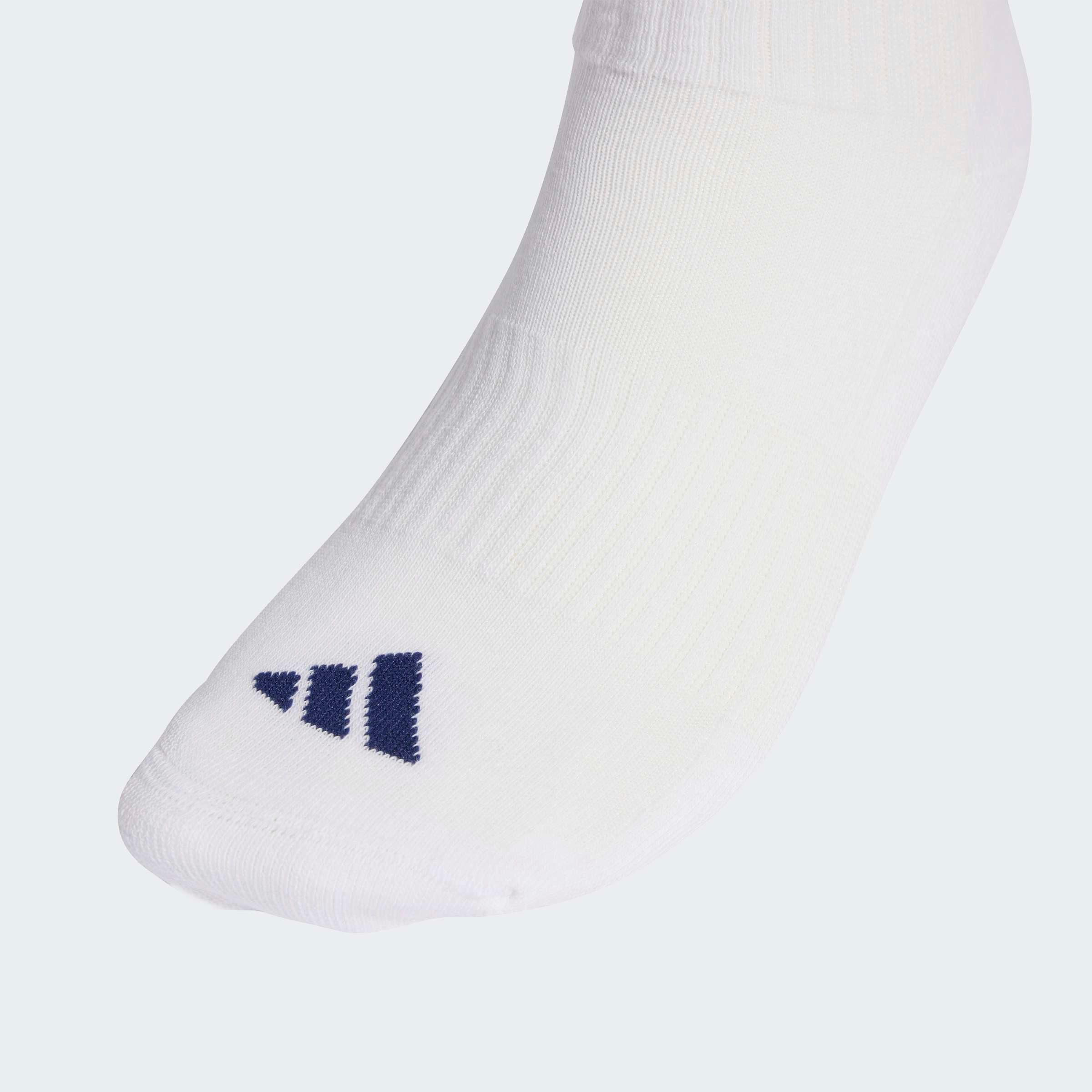 adidas Performance Sportsocken 3-STREIFEN, KNÖCHELLANG, MIT POLSTERUNG, 3ER-PACK (3-Paar) für sportive Aktivitäten und Fitness, 3er-Pack, neutraler Schnitt