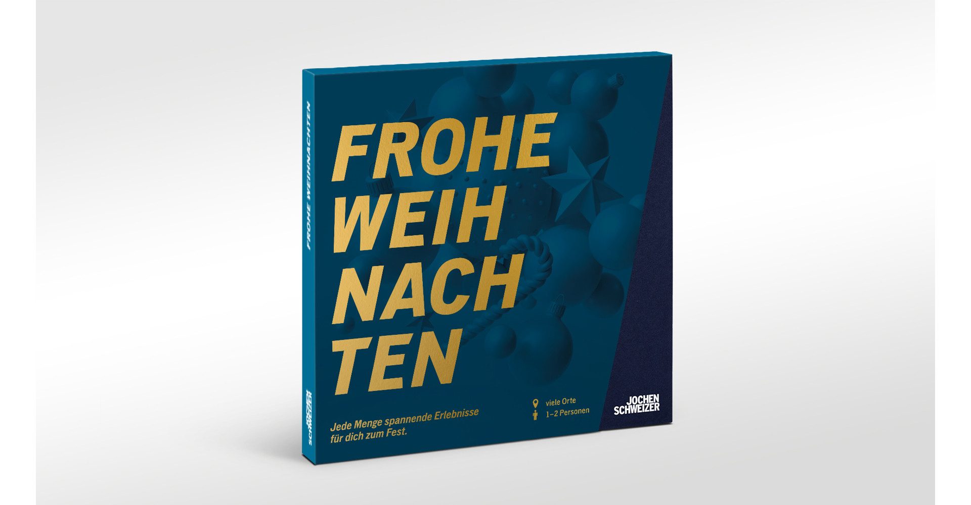 Jochen Schweizer Erlebnisgutschein Geschenkbox Weihnachten für Zwei, Zum Feste nur das Allerbeste