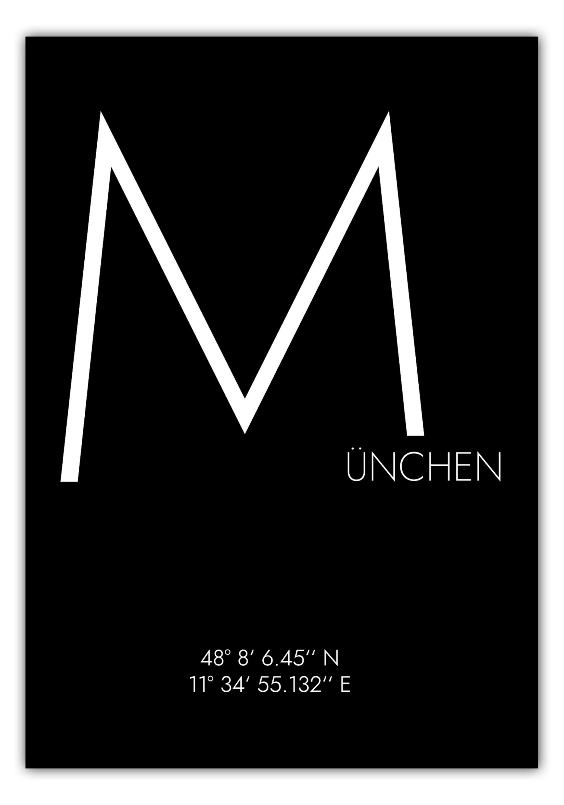 MOTIVISSO Poster München Koordinaten #4