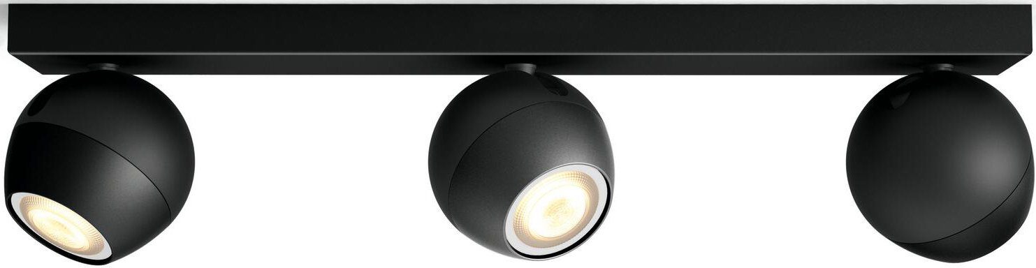 Philips Hue LED Flutlichtstrahler Buckram, Dimmfunktion, Leuchtmittel  wechselbar, Warmweiß, GU10 LED-Lampe enthalten