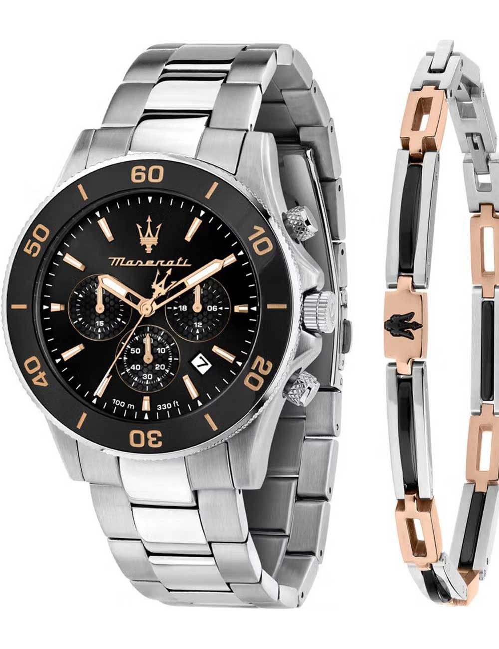 Quarzuhr Maserati R8873600001 Herrenuhr Competizione Chronograph 43mm 10ATM Maserati R8873600001 Herrenuhr Competizione Chronograph 43mm 10ATM
