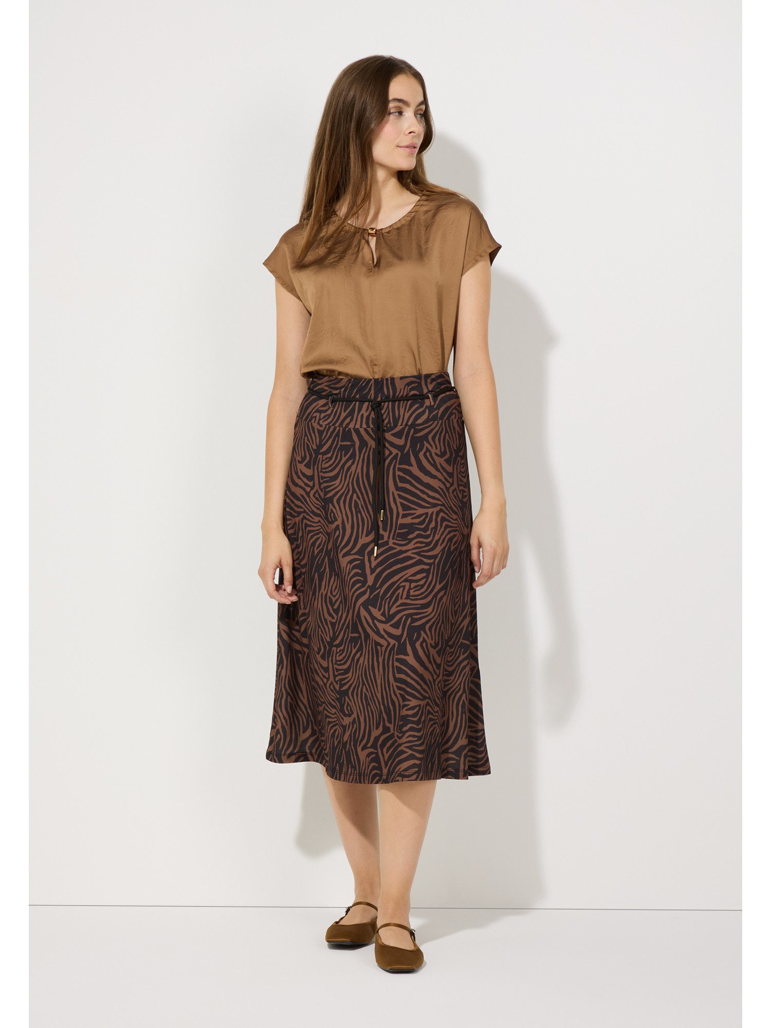 MORE&MORE T-Shirt Satinfrontshirt günstig online kaufen