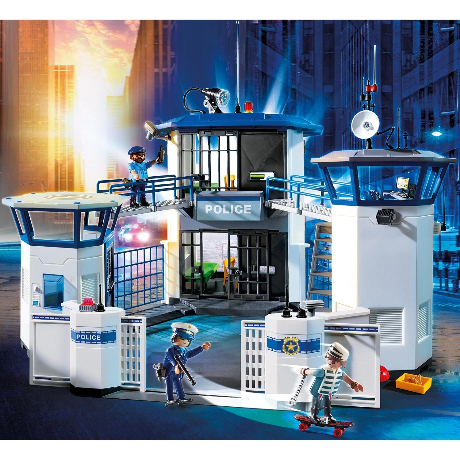 Playmobil® 6872 Polizei-Kommandozentrale mit Gefängnis Konstruktions-Spiels günstig online kaufen
