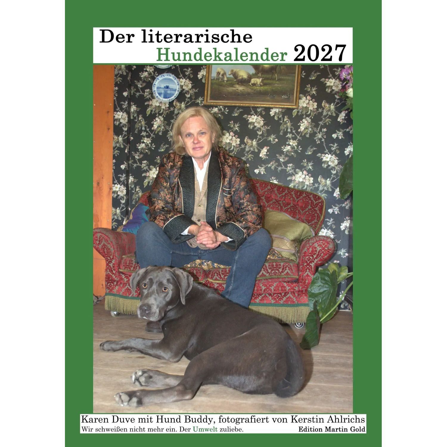 Wandkalender Der literarische Hundekalender 2027