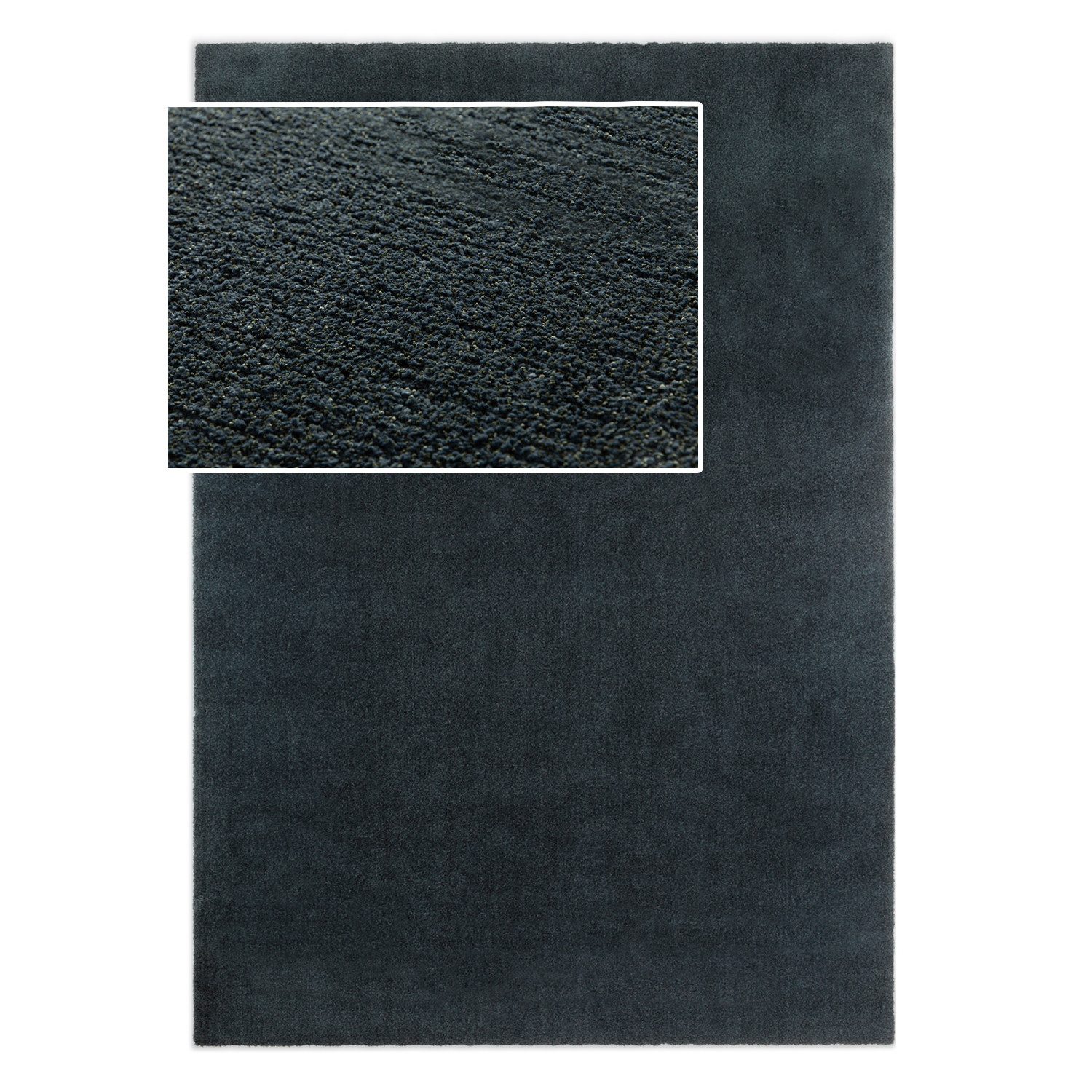 DomDeco Hochflor-Teppich LOOMA Teppich weich, waschbar, rutschfest, Teppich modern, Rechteckig, Gemütlich, flauschig, pflegeleicht