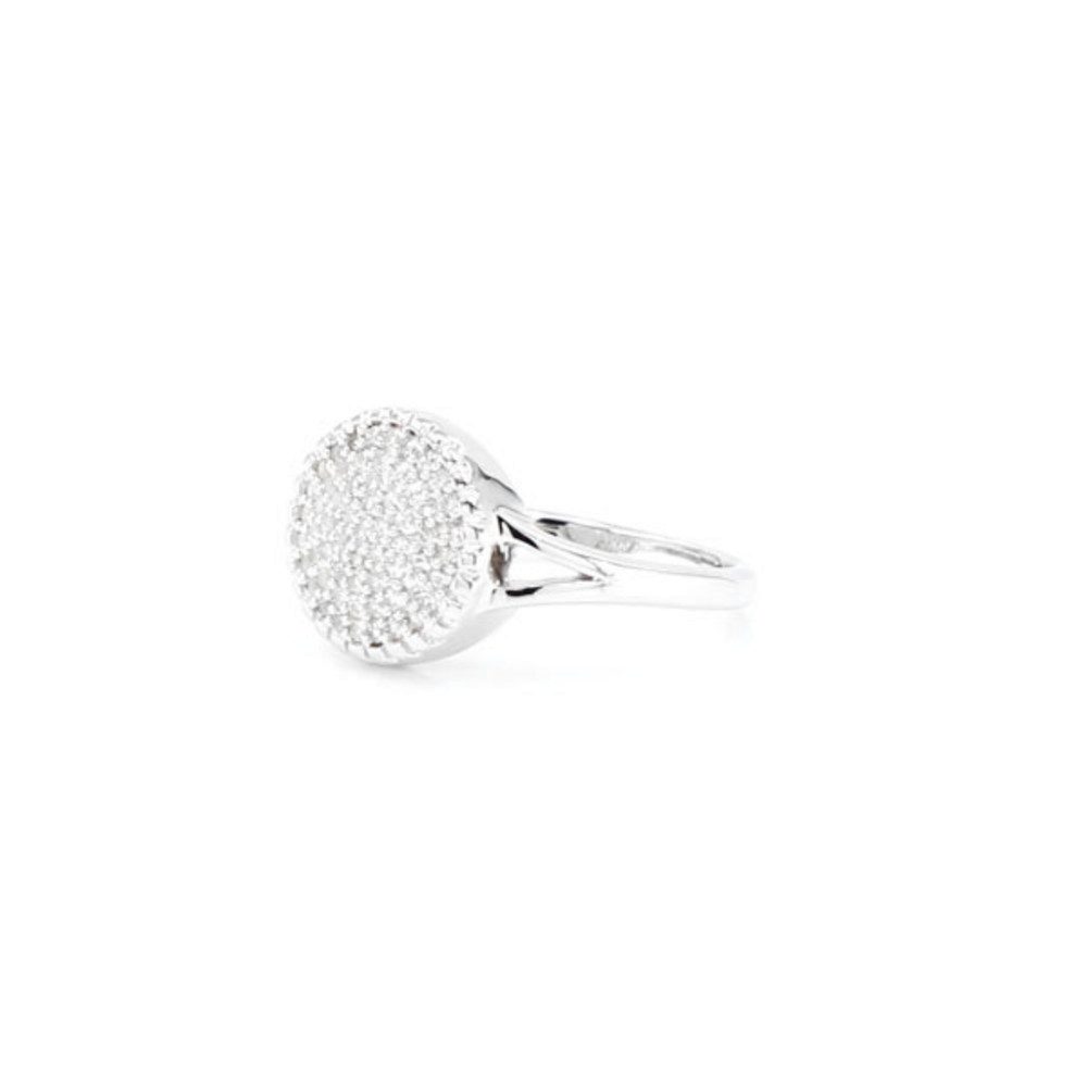 Cavill Silberring Cavill Ring 925 Sterlingsilber mit 0,39 ct Zirkon, Pavé, Silber (1-tlg)