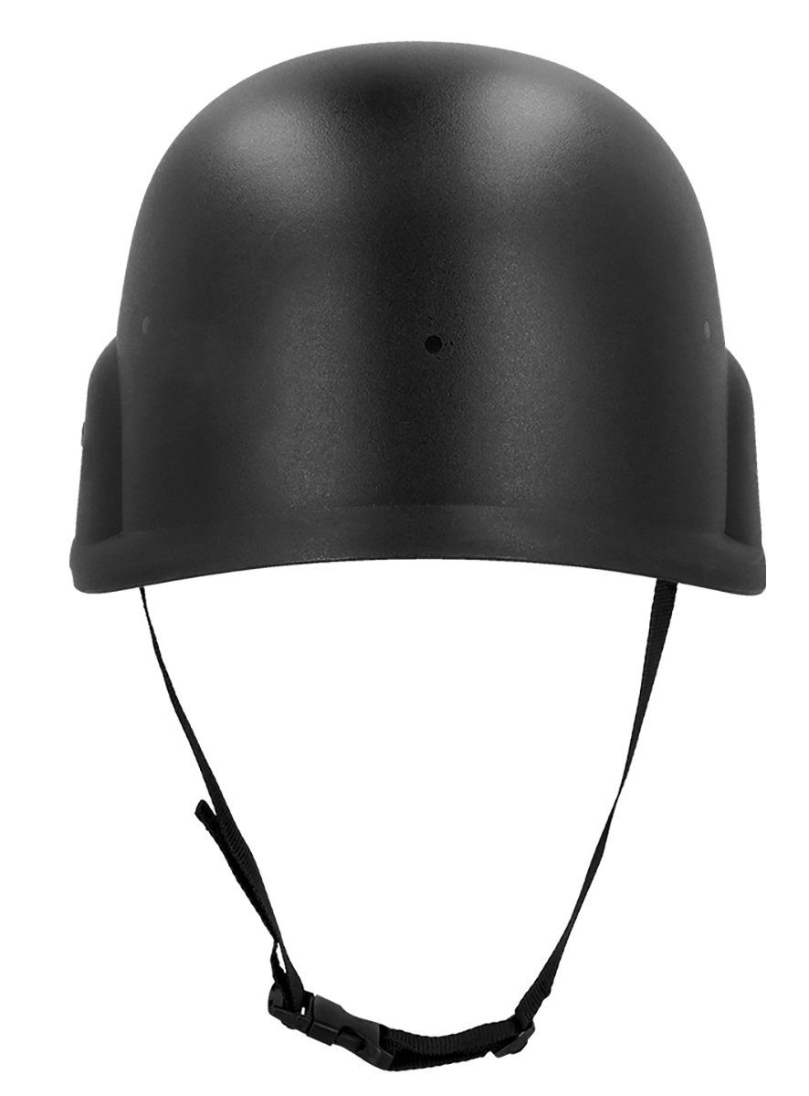 Boland Polizei-Kostüm Einsatzhelm Polizei schwarz, Harter Helm für harte Typen
