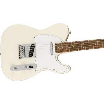Squier E-Gitarre, Affinity Series Telecaster LRL Olympic White - E-Gitarre