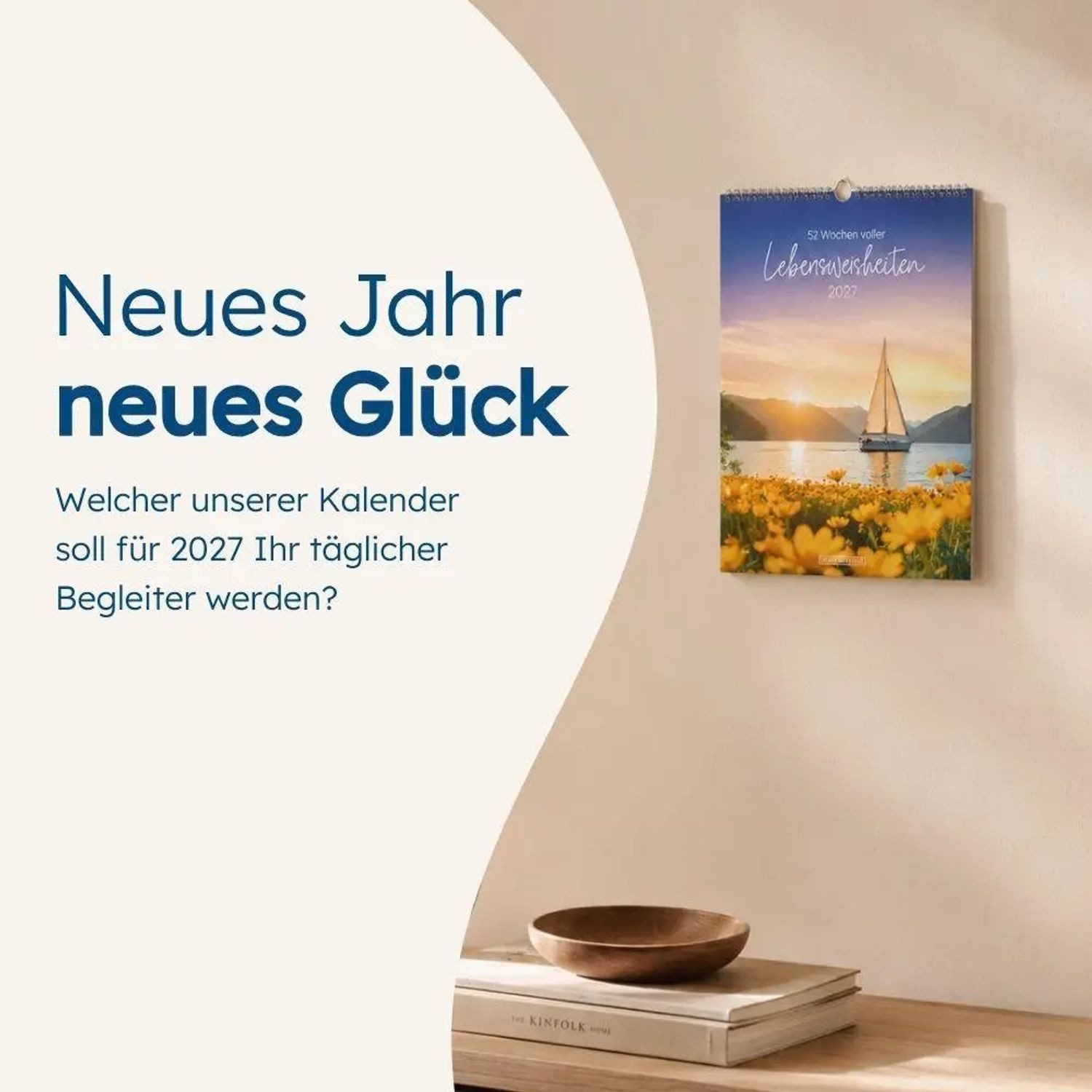 Grafik Werkstatt Wandkalender Wochenkalender 2027 LebensWeisheiten