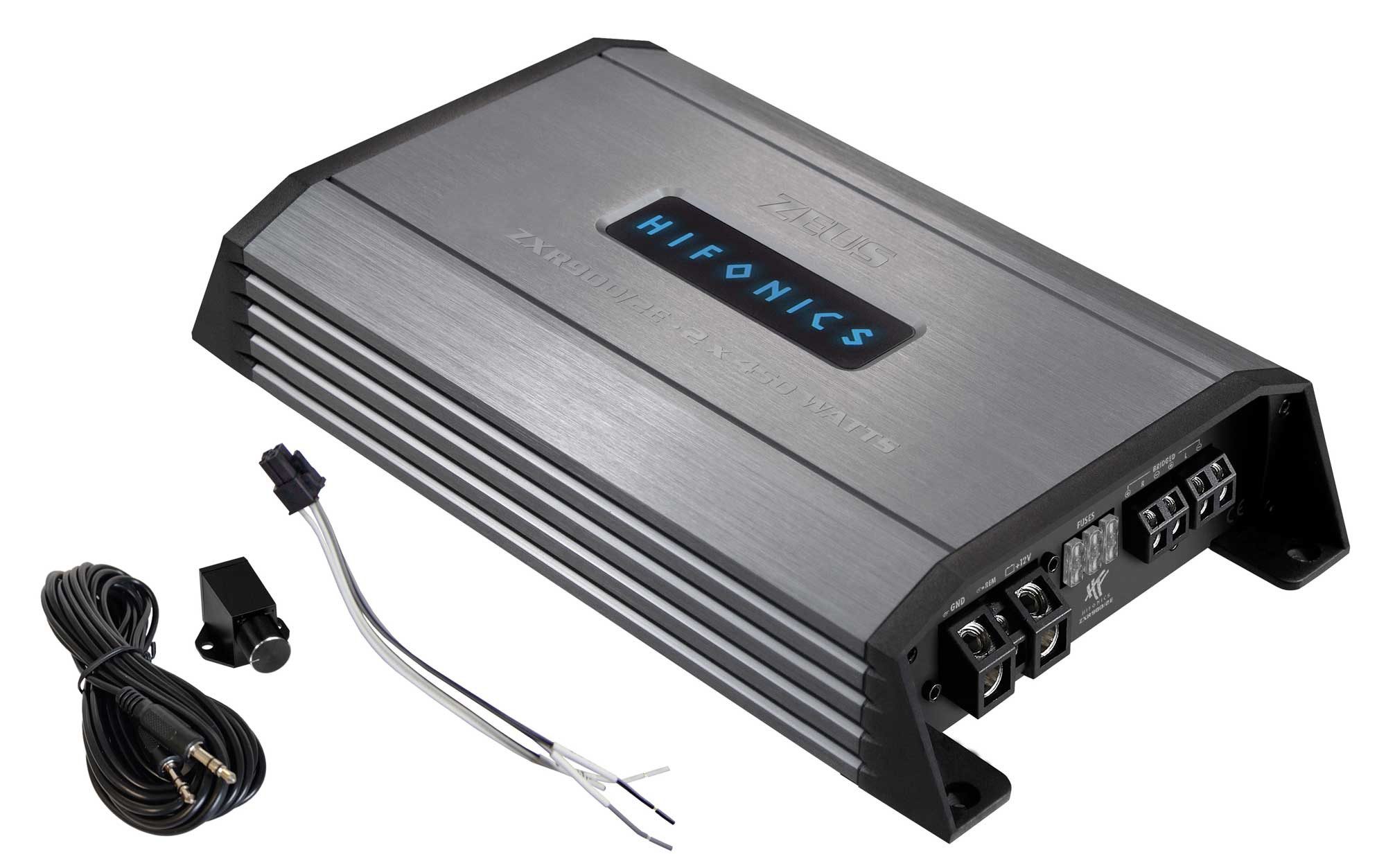 Hifonics ZEUS EXPANSION ZXR 900/2E 2-Kanal Power Verstärker Class-D Endverstärker (Anzahl Kanäle: 2)