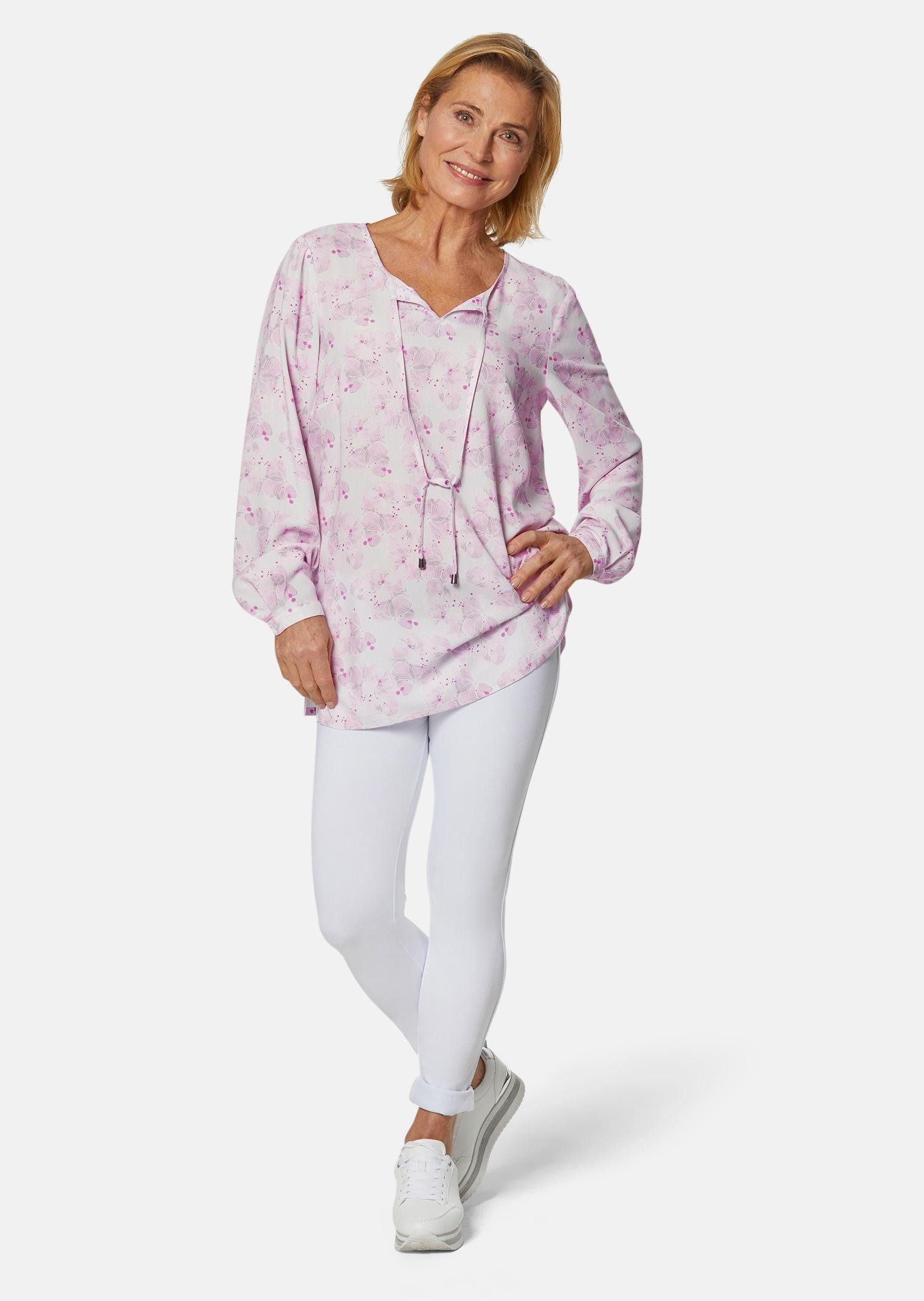 GOLDNER Druckbluse Kurzgröße: