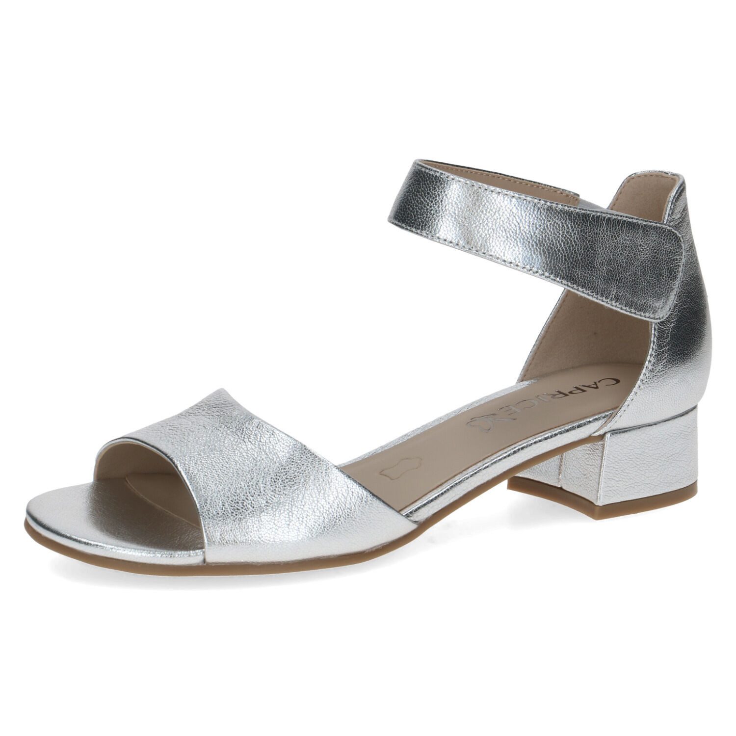 silver metal.