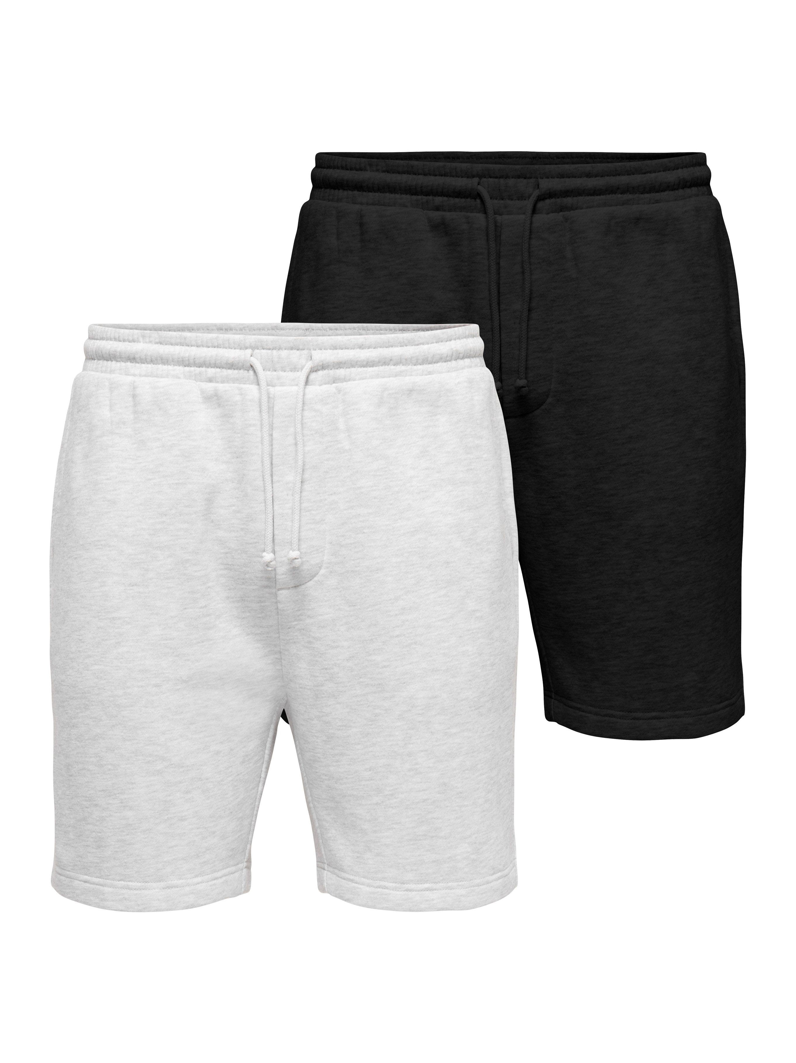 ONLY & SONS Shorts ONSCHASE REG SWEAT SHORTS 2-PACK OTL (Packung, 2-tlg)