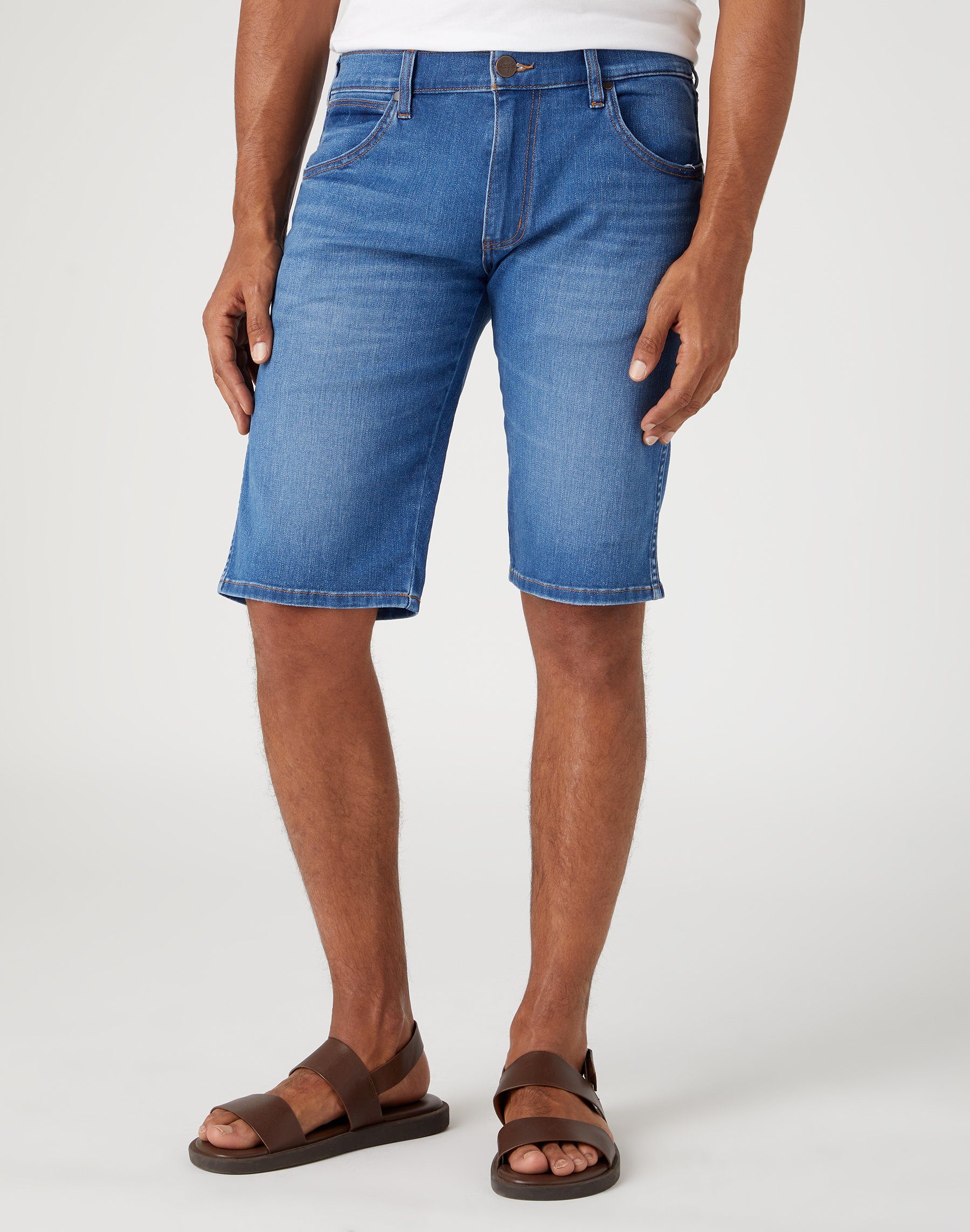 5-Pocket-Jeans WRANGLER COLTON SHORTS blue vortex W16CXPZ35