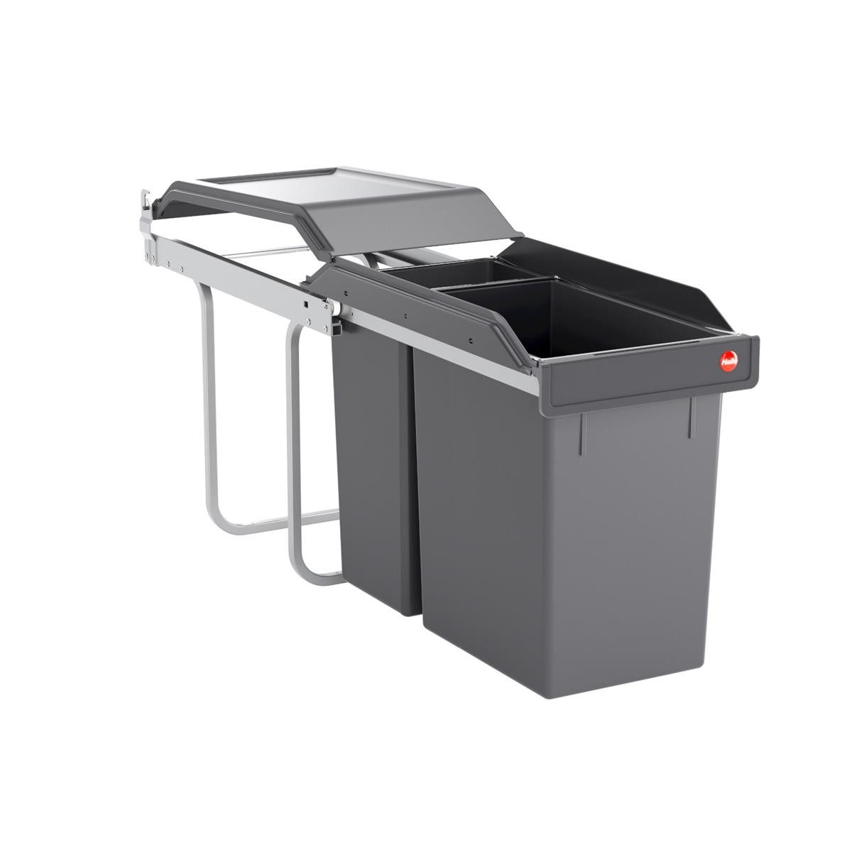 Hailo Einbaumülleimer Hailo Abfallsammler 3650111 TA Swing A Tandem 24 + 7 Liter, Hailo Abfallsammler 3650111 TA Swing A Tandem 24+7 Liter