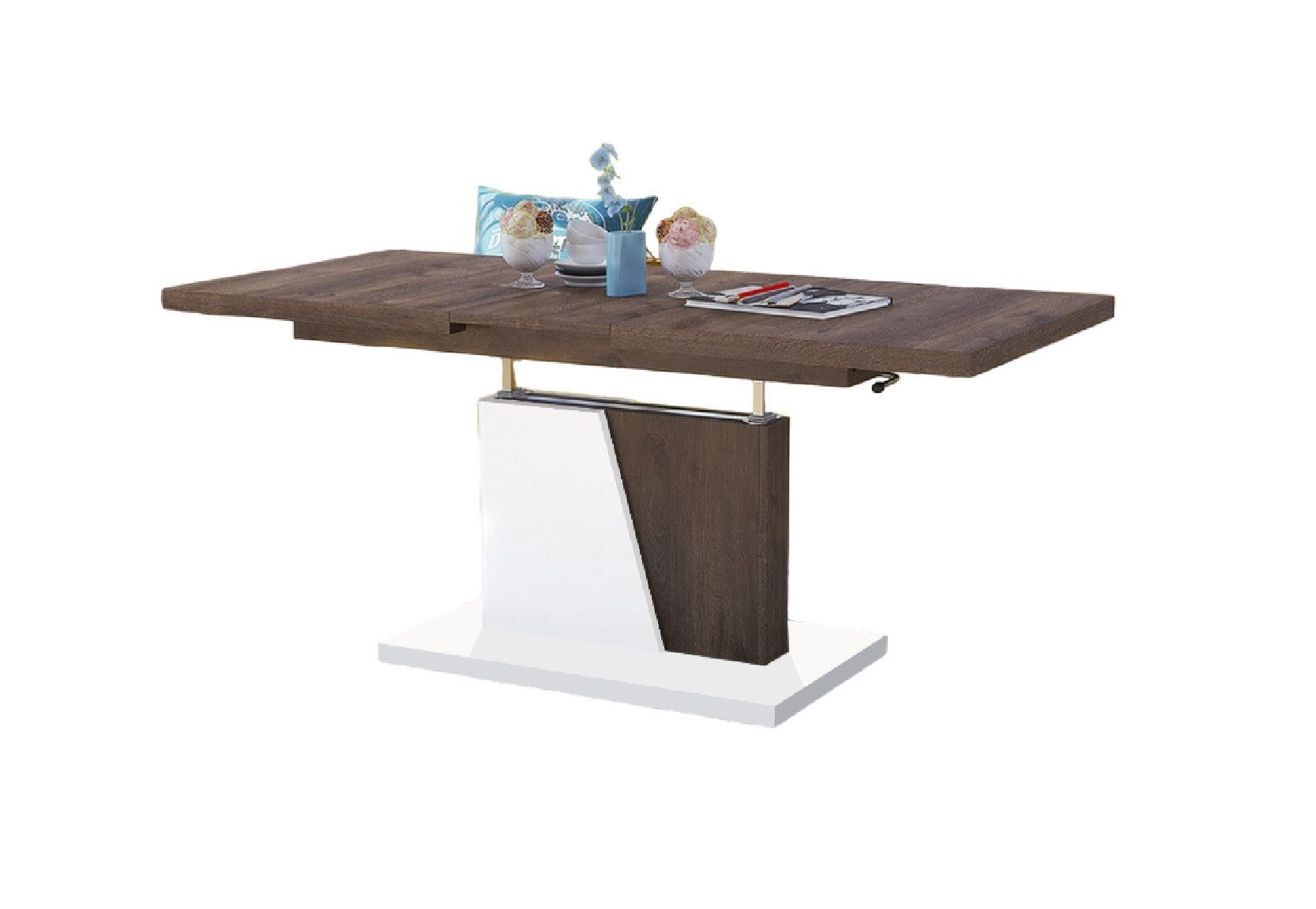 Mazzoni Couchtisch Grand Noir Eiche dunkel günstig online kaufen