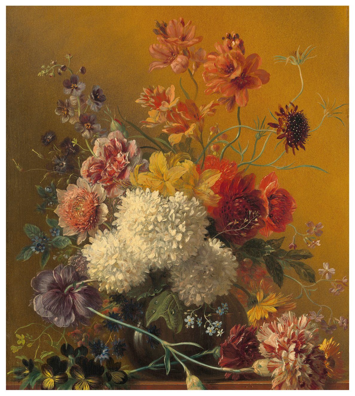 Art for the home Fototapete Quinty Flowers, glatt, geblümt, 280x250 cm