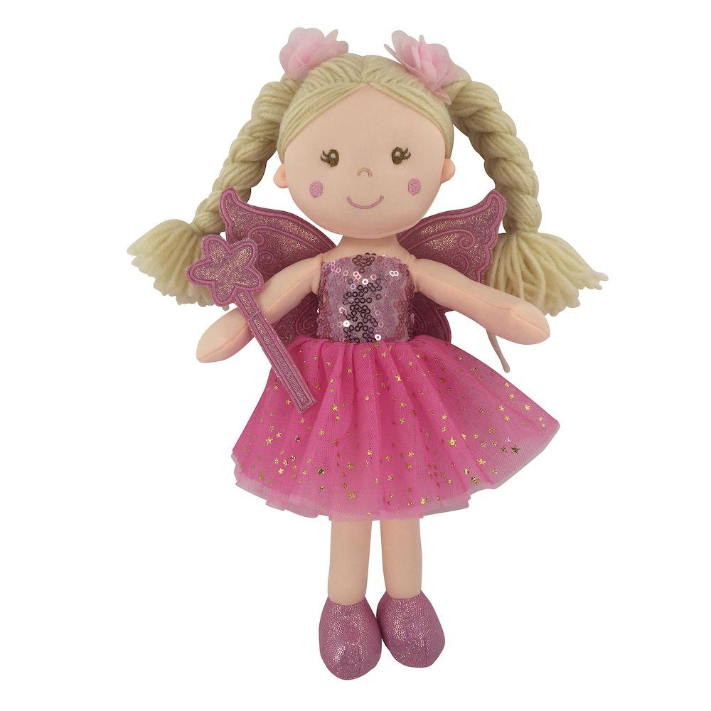 Sweety-Toys Stoffpuppe Sweety Toys 11773 Stoffpuppe Fee Prinzessin 30 cm pink