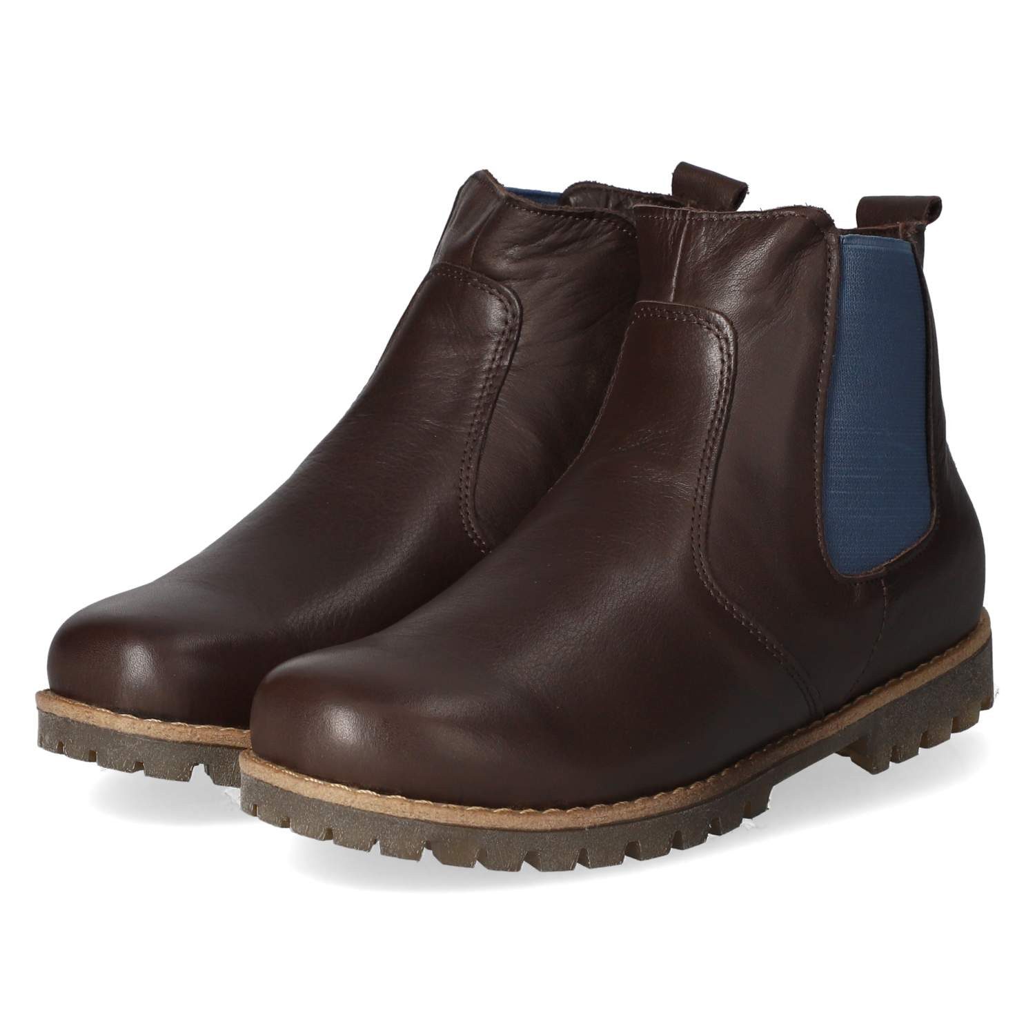 Andrea Conti 0342846/2147 Damen Glattleder brown Schlupfstiefel