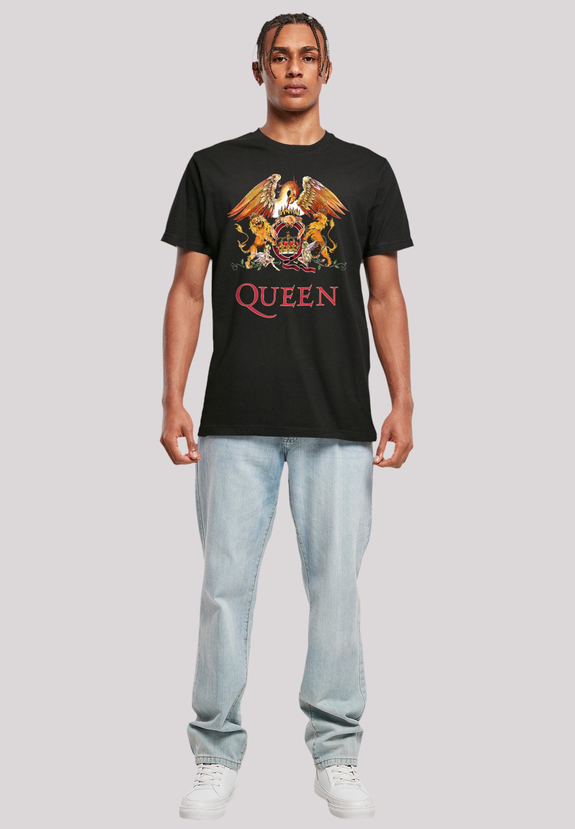 schwarz Print Crest F4NT4STIC Queen Classic T-Shirt