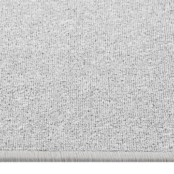 Teppich Teppichläufer Hellgrau 80x200 cm, furnicato, Rechteckig