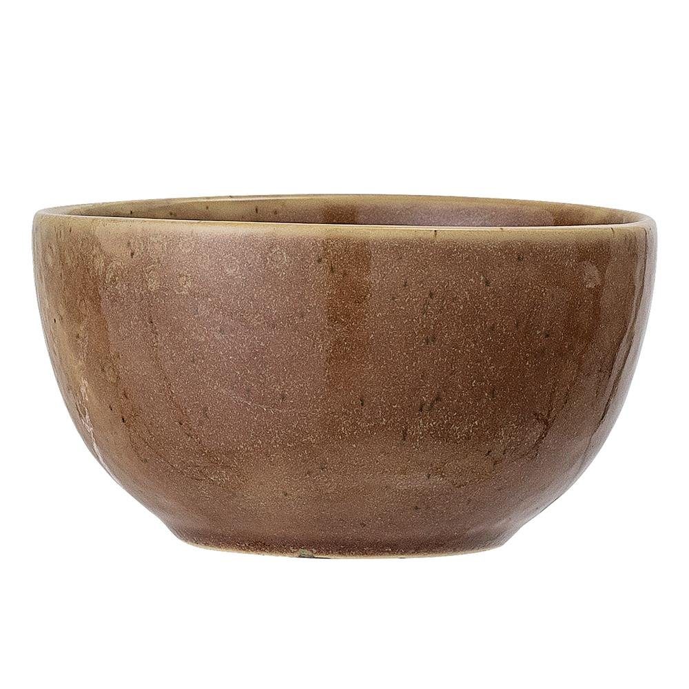 Bloomingville Müslischale Pixie Bowl Brown Stoneware 11xH6 cm, Schale Braun 300ml Keramik Dessertschale Schüssel dänisches Design. € 15,59