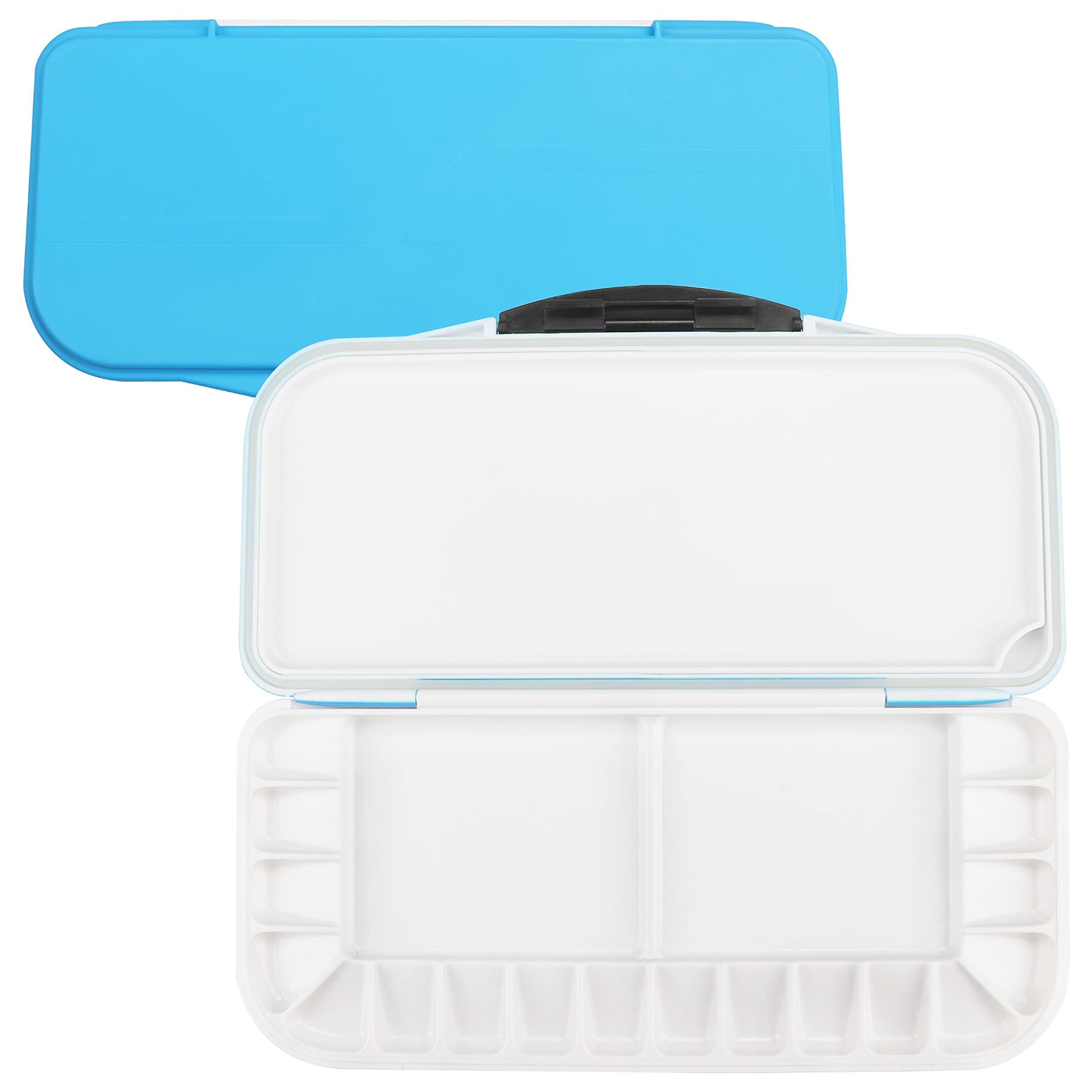 Compartments, Portable Artist Travel 18 Foldable Box, Malerset Vous Palette: Belle Foldable Palette: Depressions 18 Artist