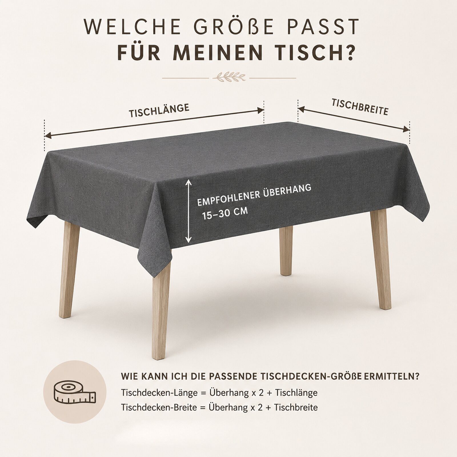 Melody Gartentischdecke Leinen-Optik Tischdecke abwaschbar mit Fleckschutz