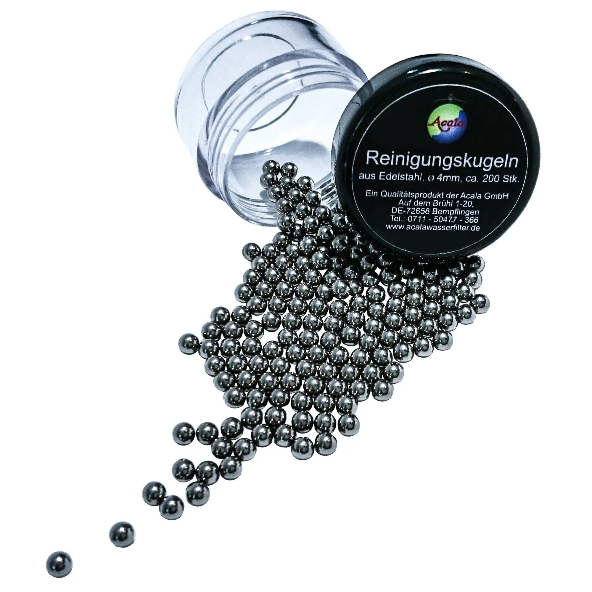 AcalaQuell Reinigungselement Edelstahlreinigungskugeln für Trinkflaschen, K günstig online kaufen