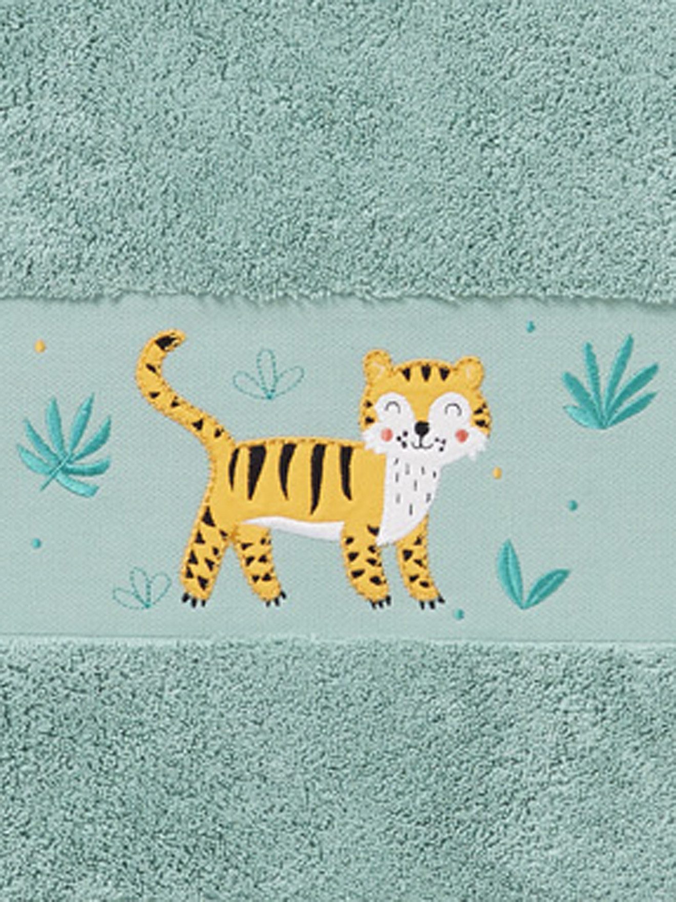 vertbaudet Strandtuch Kinder Handtuch TIGER, Frottee (1-St)