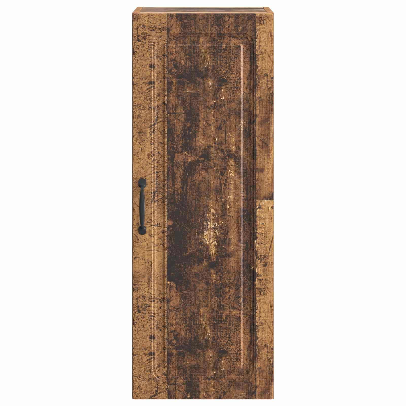 vidaXL Hängeschrank 33 x 34,5 x 90 cm Hängeschrank schmal Wandschrank Altholz 33x34,5x90 c