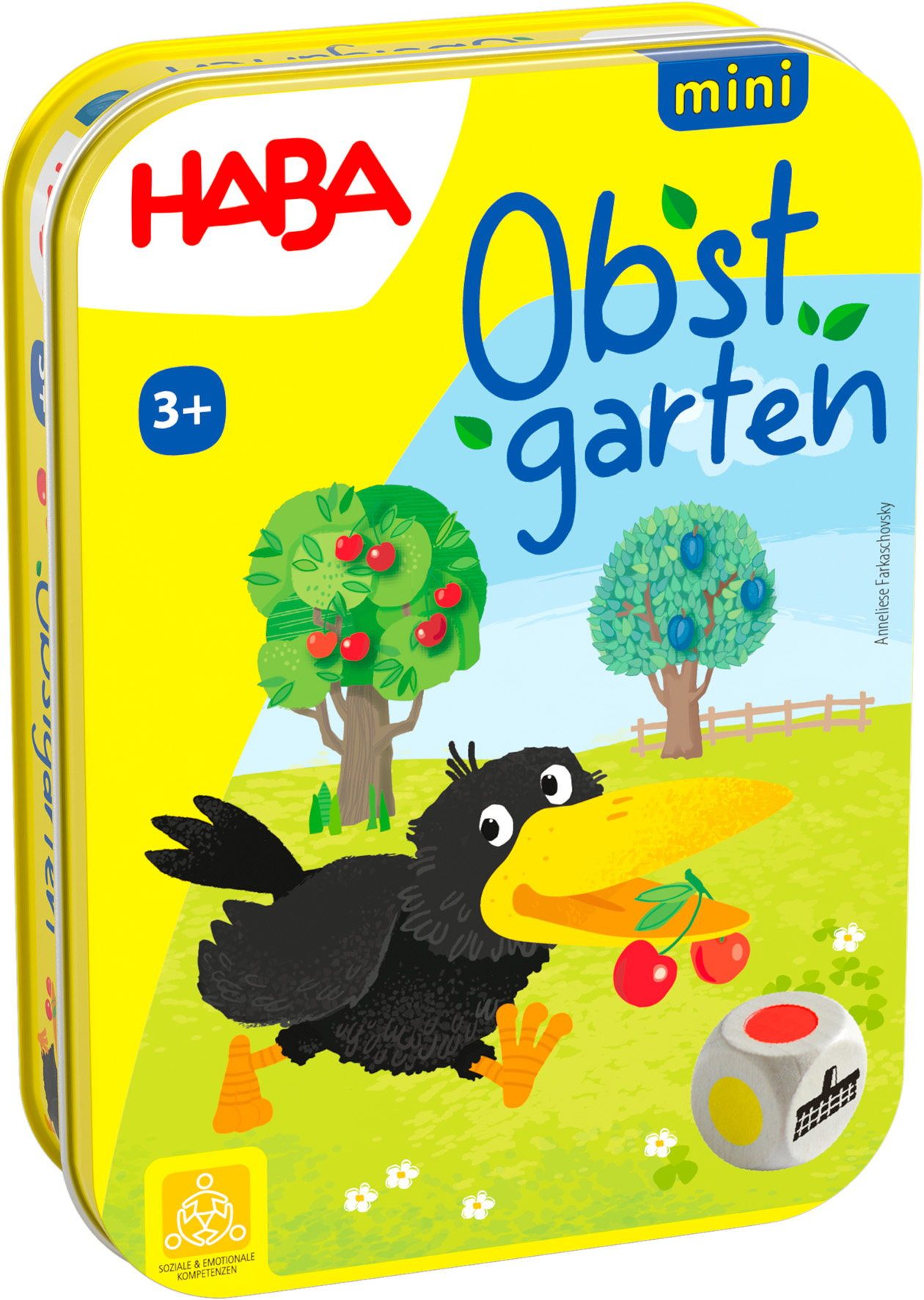Haba Spiel, Mitbringspiel Würfelspiel Obstgarten mini 1307289001