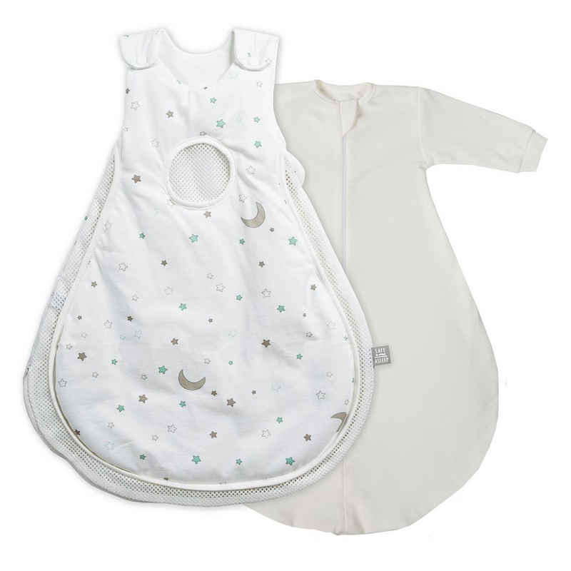 roba® Babyschlafsack safe asleep® – Air PLUS, inkl. Strampelsack, Baumwolle
