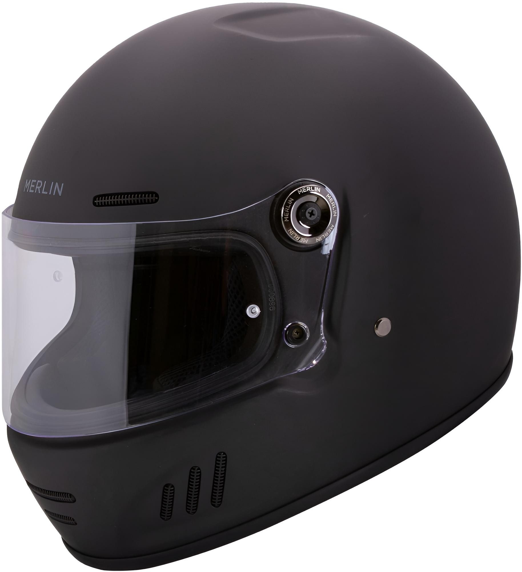 Merlin Motorradhelm Revival Vintage Helm, Vorbereitet Für Kommunikationssystem,geeignet Brillenträger,vorbe