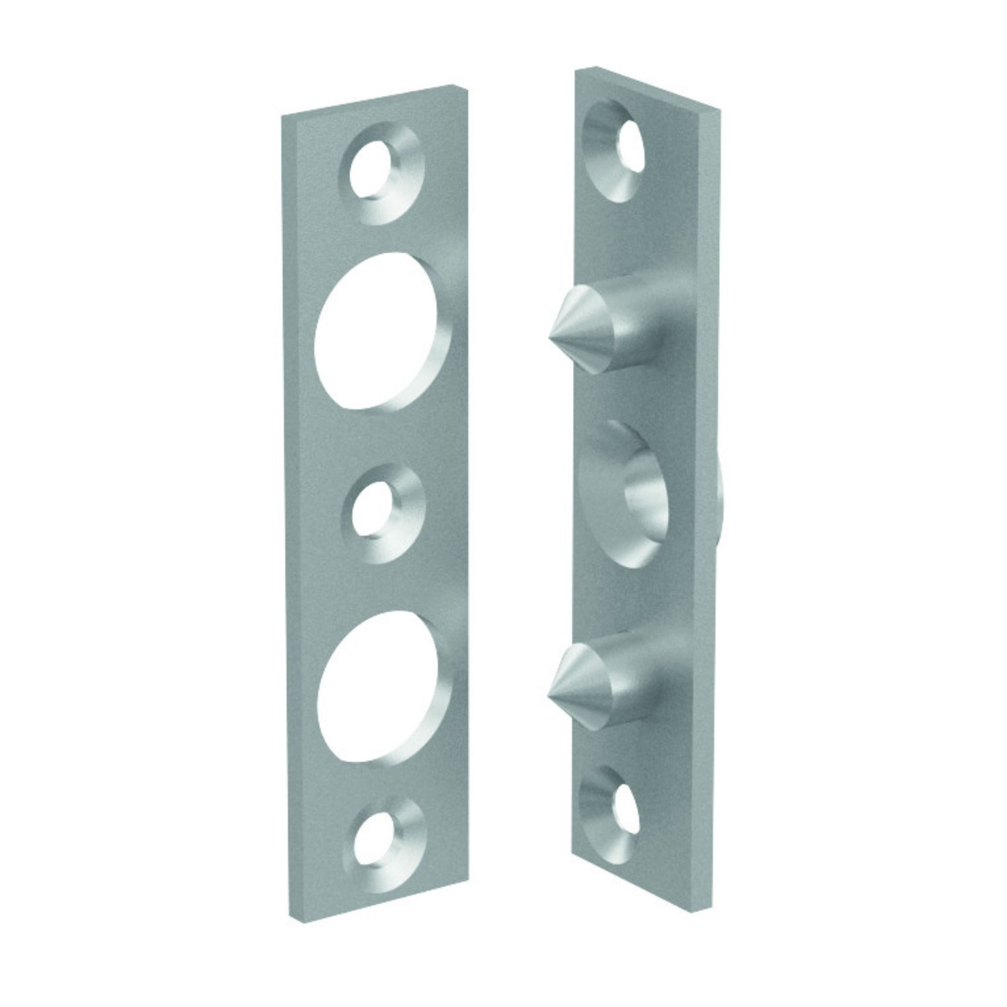 BASI Türbandseitensicherung Bändersicherung, 1 Stück, (Packung, 1-tlg), Für Holztüren, 2 Stahlzapfen, Maueranker, verzinkt, 2-teilig