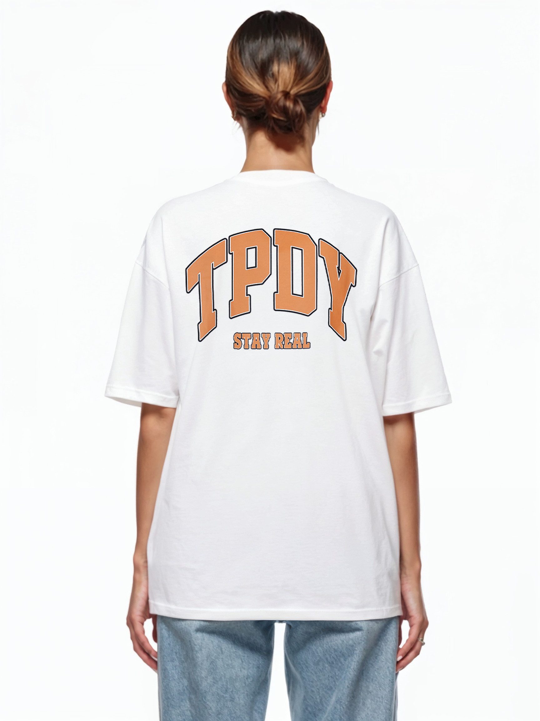 trueprodigy Oversize-Shirt Arin F Logoprint Rundhals günstig online kaufen