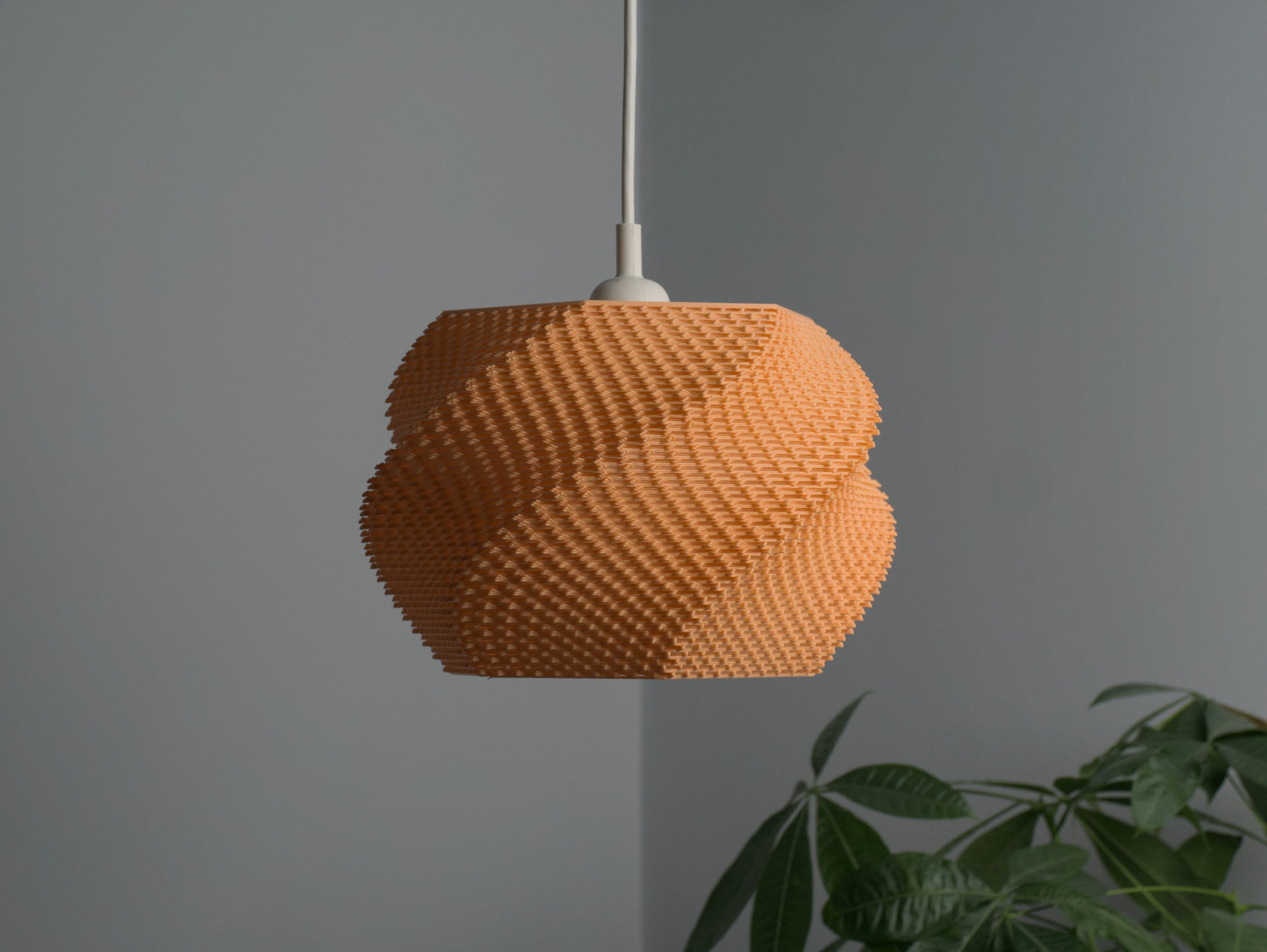 Roomberry Lampenschirm Wavy Lampenschirm für Pendelleuchten E27 Lampenfassung
