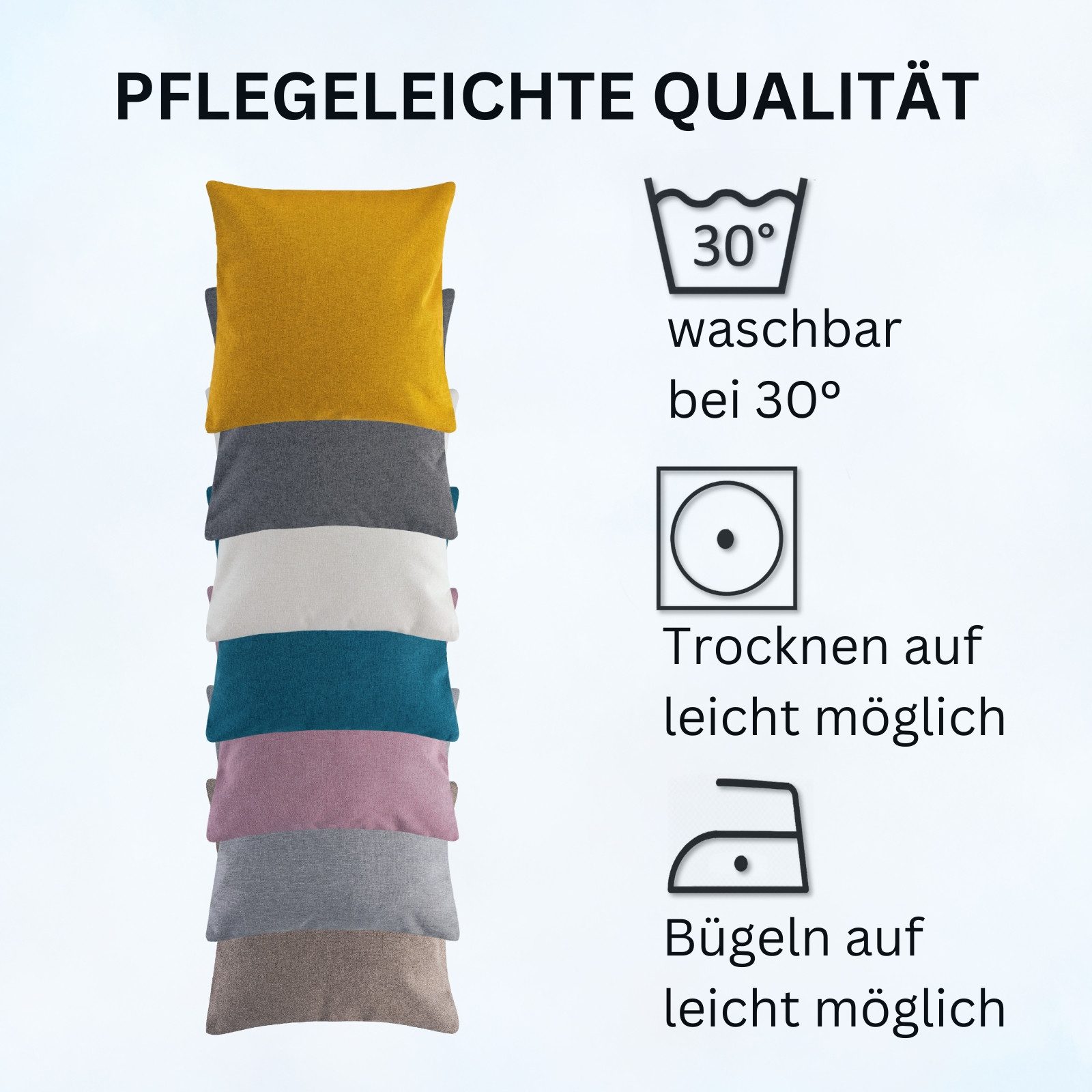 MOON Heimtextilien Kissenhülle 2er Pack Kissenbezug günstig online kaufen