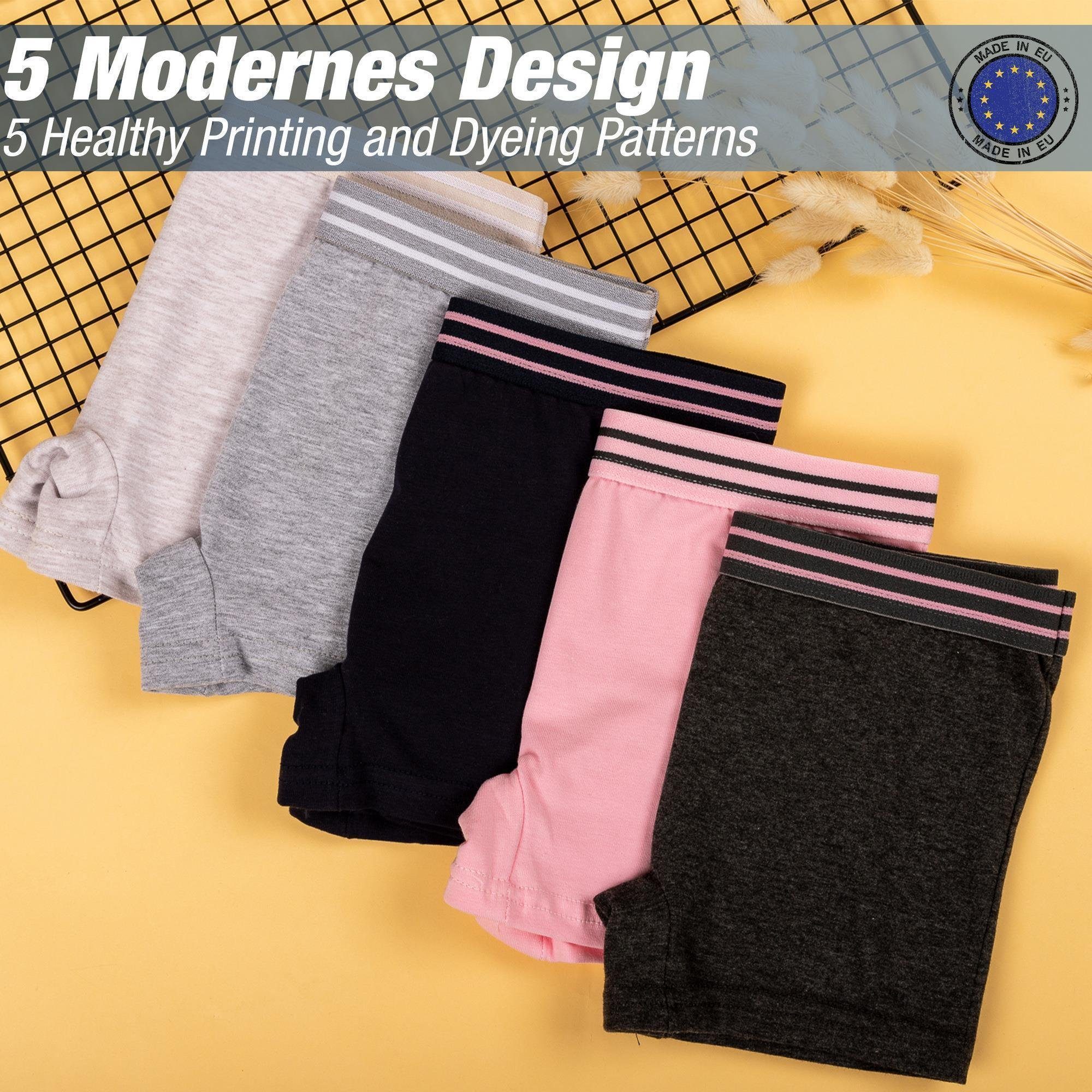 LOREZA Panty 10er Set Pantys Boxershorts - Streifen (Spar-Packung, 10-St)