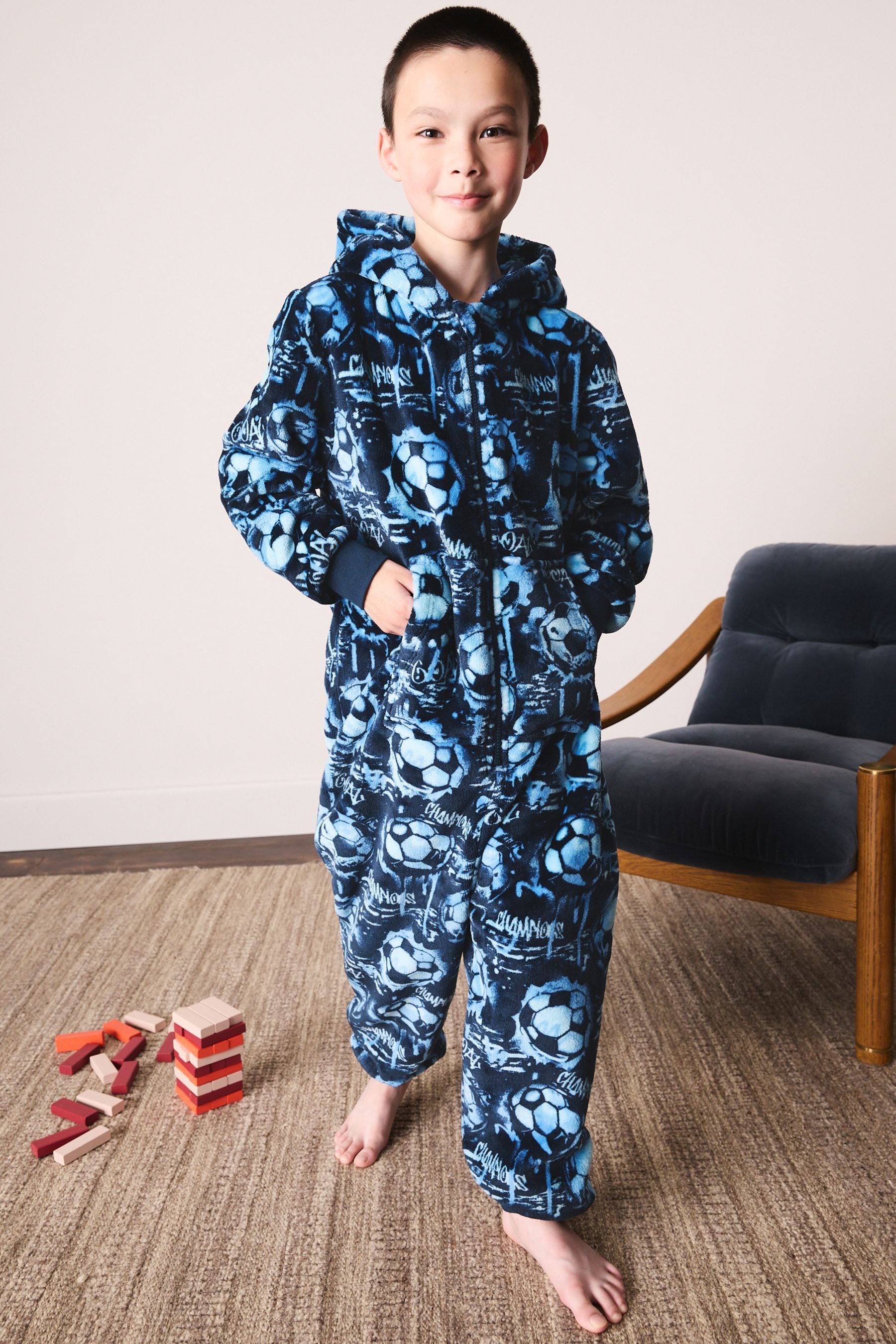 Next Schlafoverall Einteiler aus Fleece (1-tlg) – Bild 5 von 5
