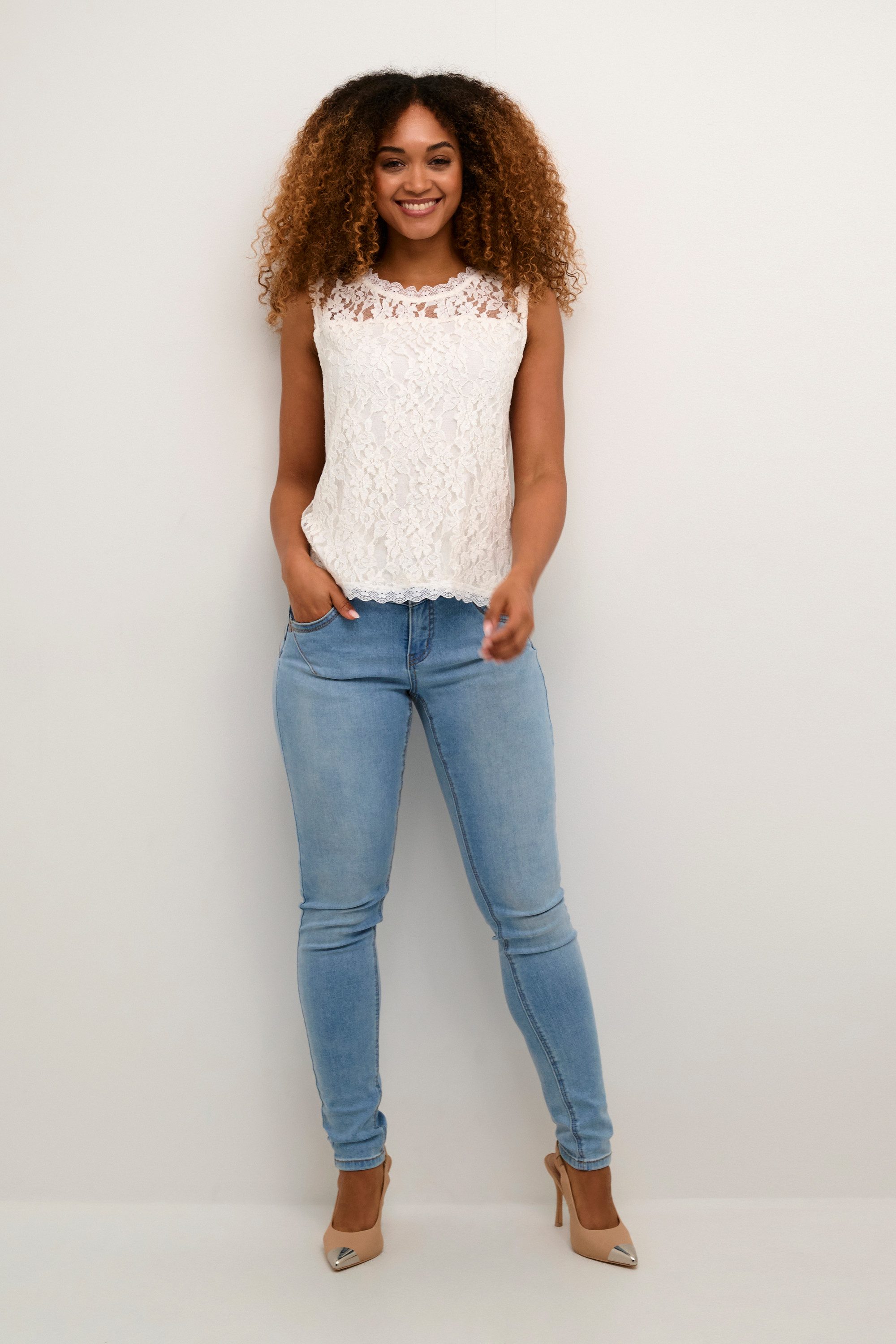 Cream Blusentop Ärmellose Bluse CRKit