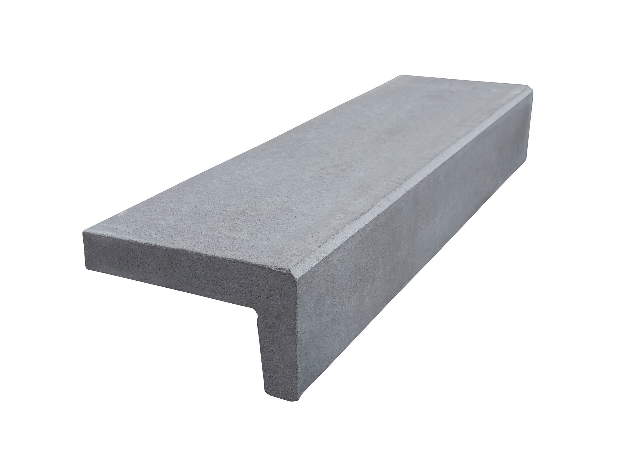 Diephaus Treppenstufe WINKELSTUFE GRAU 120/32/18 CM